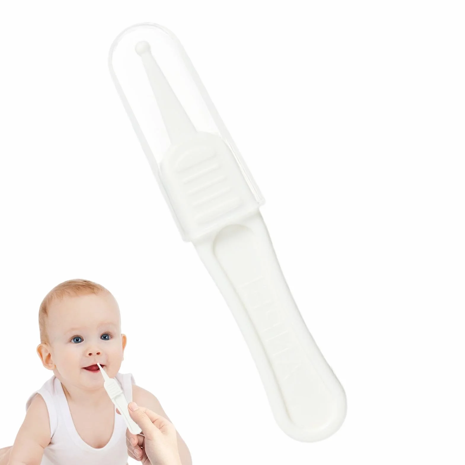 Pincettes de nez pour bébés, pince de nettoyage ronde et portable