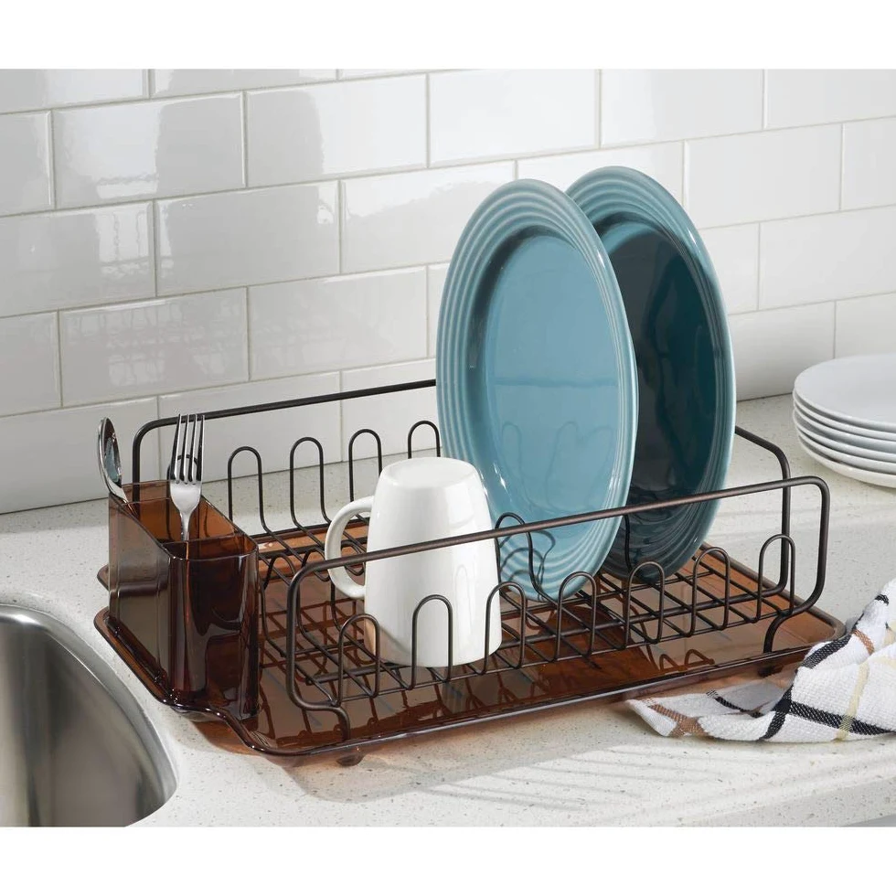 iDesign 68982EU Forma Lupe Égouttoir 2 Ambre/Bronze