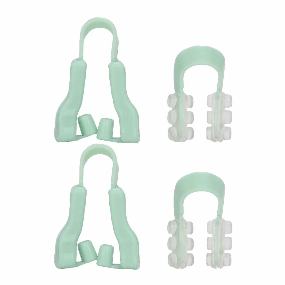 Clip De Nez En Silicone Portable Pont De Nez Vert Redressant Shaper Pour Hommes Et Femmes
