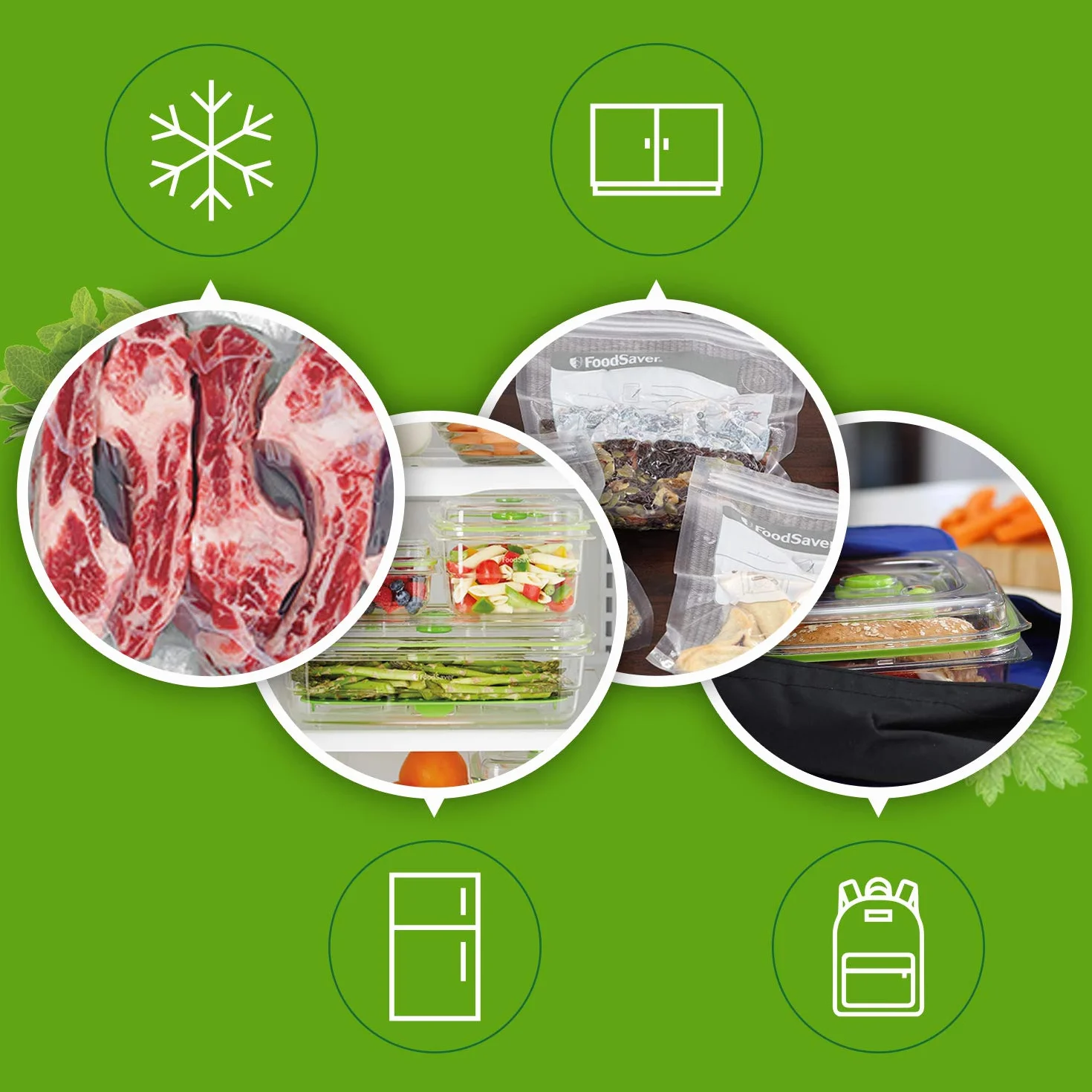 Machine Sous Vide FoodSaver FFS017X avec Compartiment Rangement Rouleau et Cutter, Fonction Marinade, Sacs Sous Vide et Adaptateur