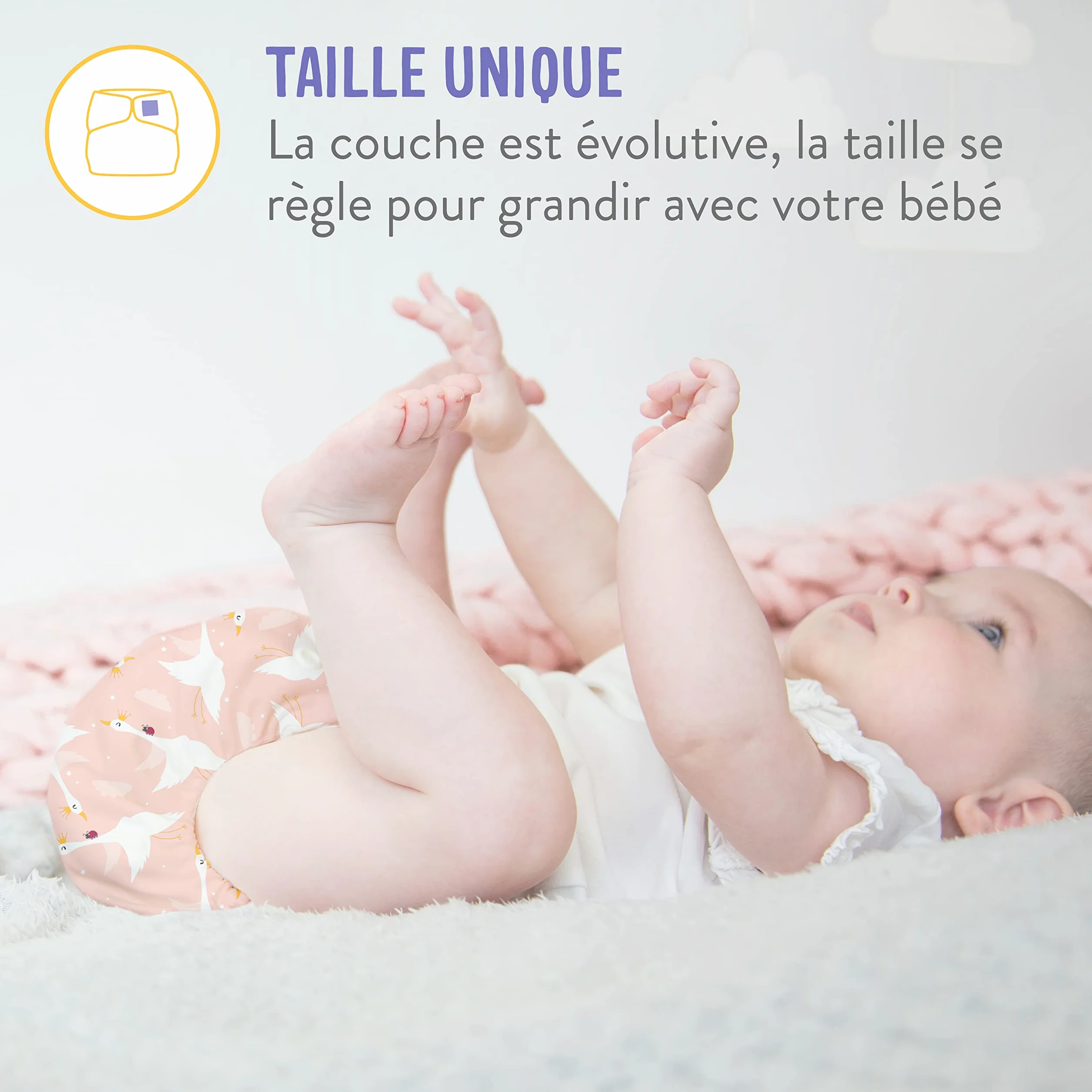 Bambino Mio Miosolo Classique Couche Tout-En-Un Écologique 1 Unité