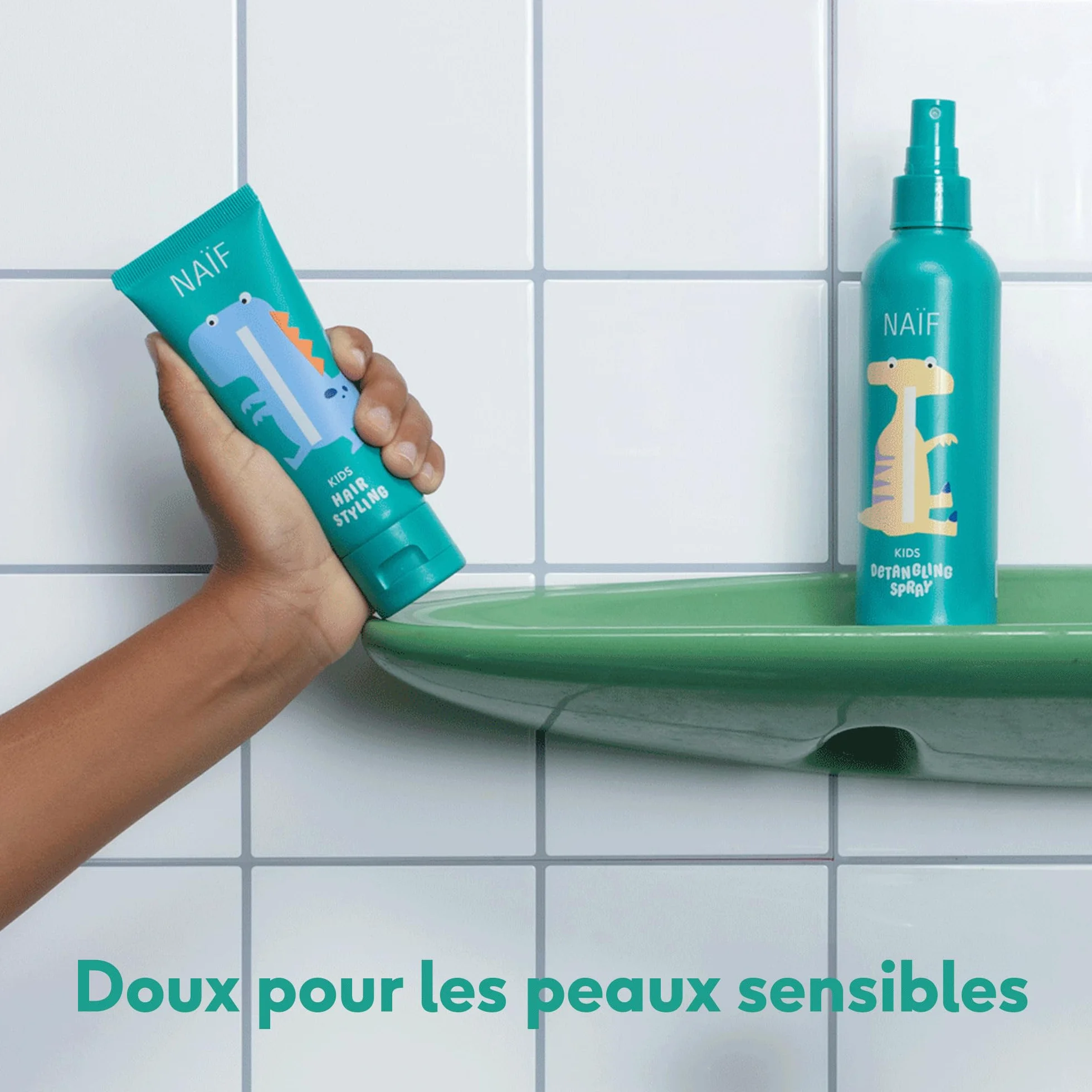 Naïf Sels de bain pour enfants 40 g Formule douce 0% SLES Testé dermatologiquement