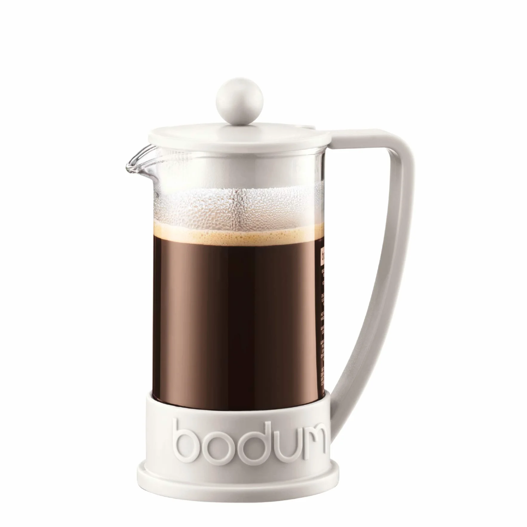 Bodum Brazil Cafetière à Piston 3 Tasses 0,35 L Blanc