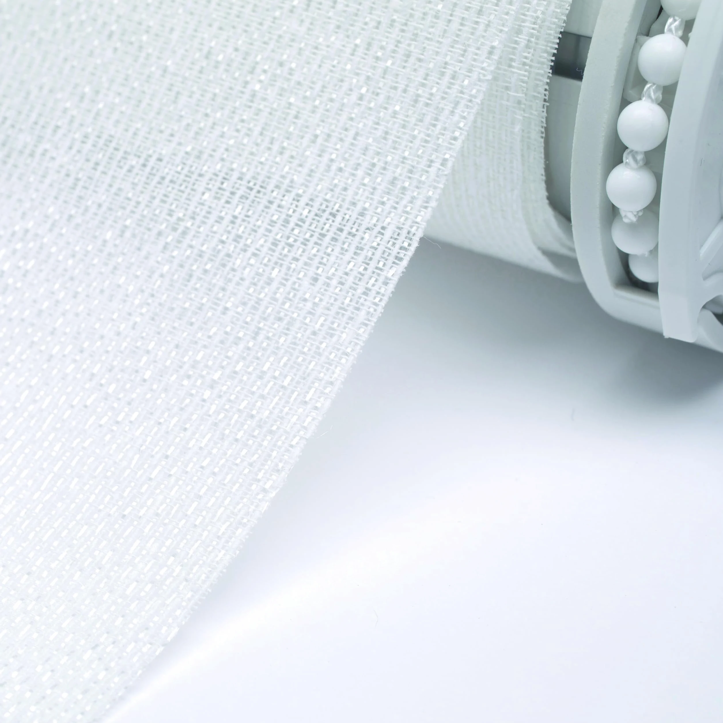 Blindecor Belmont Store Enrouleur Tissu translucide Blanc 190 x 180 cm