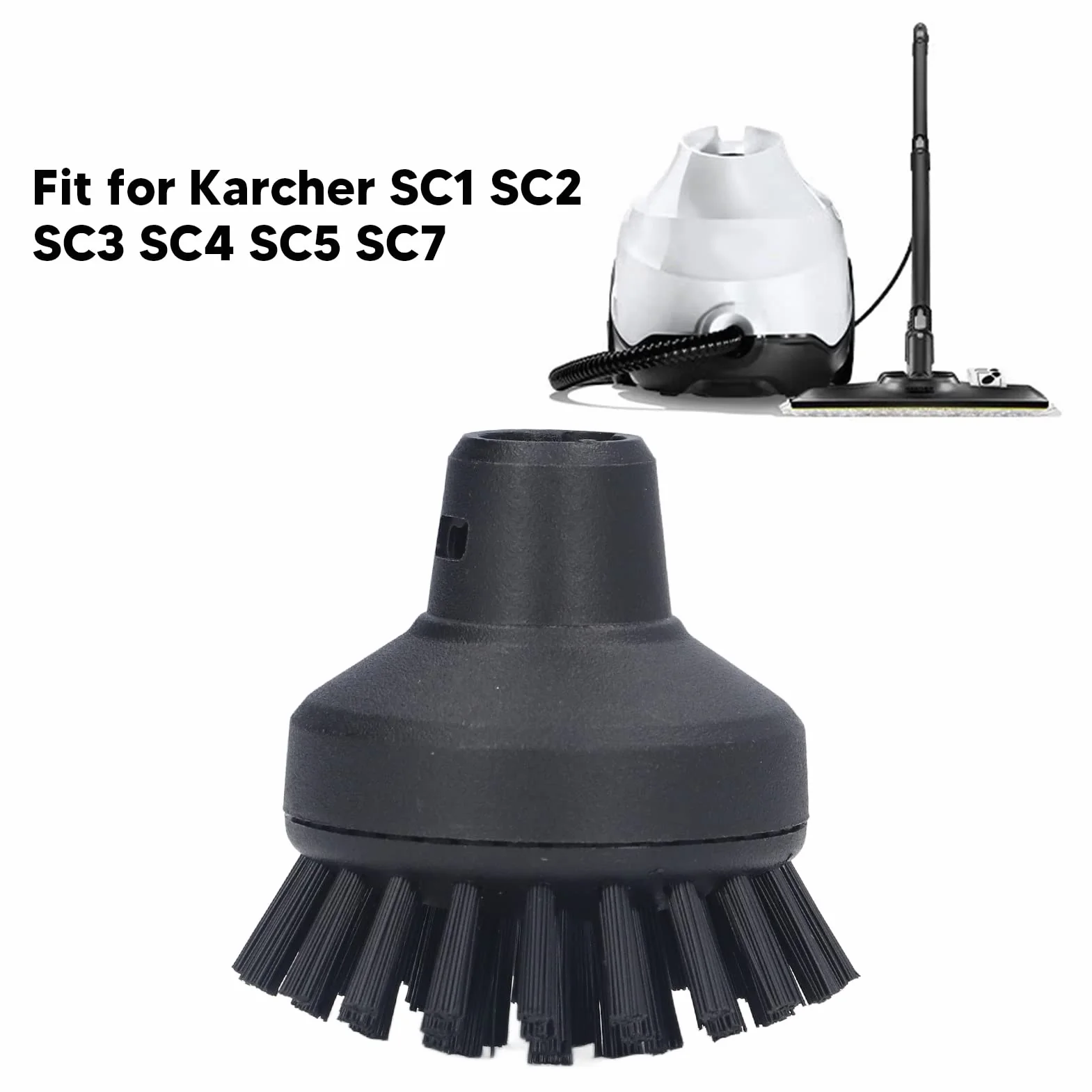 Karcher SC1 SC2 SC3 Pièces De Rechange Nettoyeur Vapeur Buse Brosse Ronde Nylon