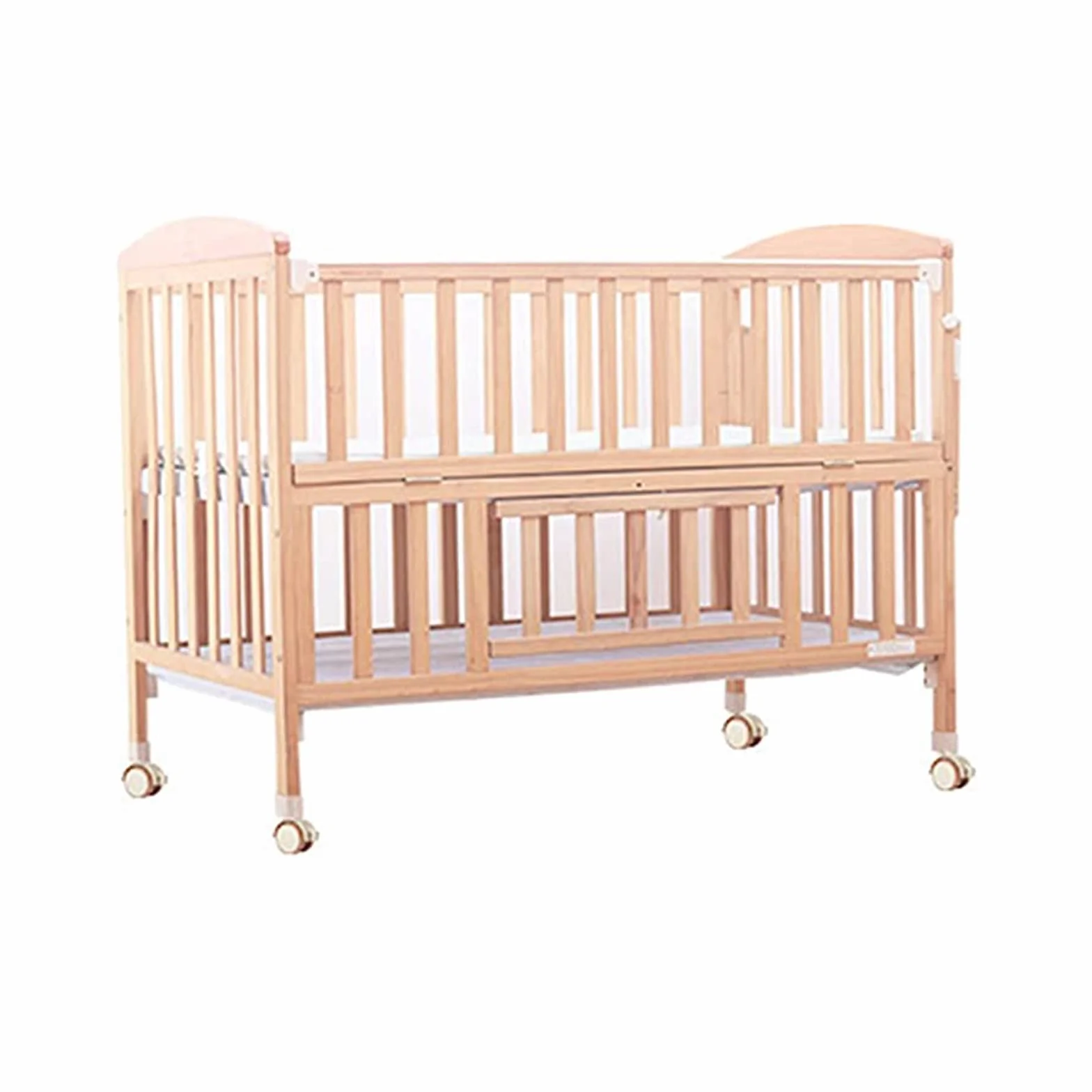 Roulettes De Meuble Vintage 360° Roues Pivotantes En Caoutchouc Pour Lit Bébé 4 Pièces