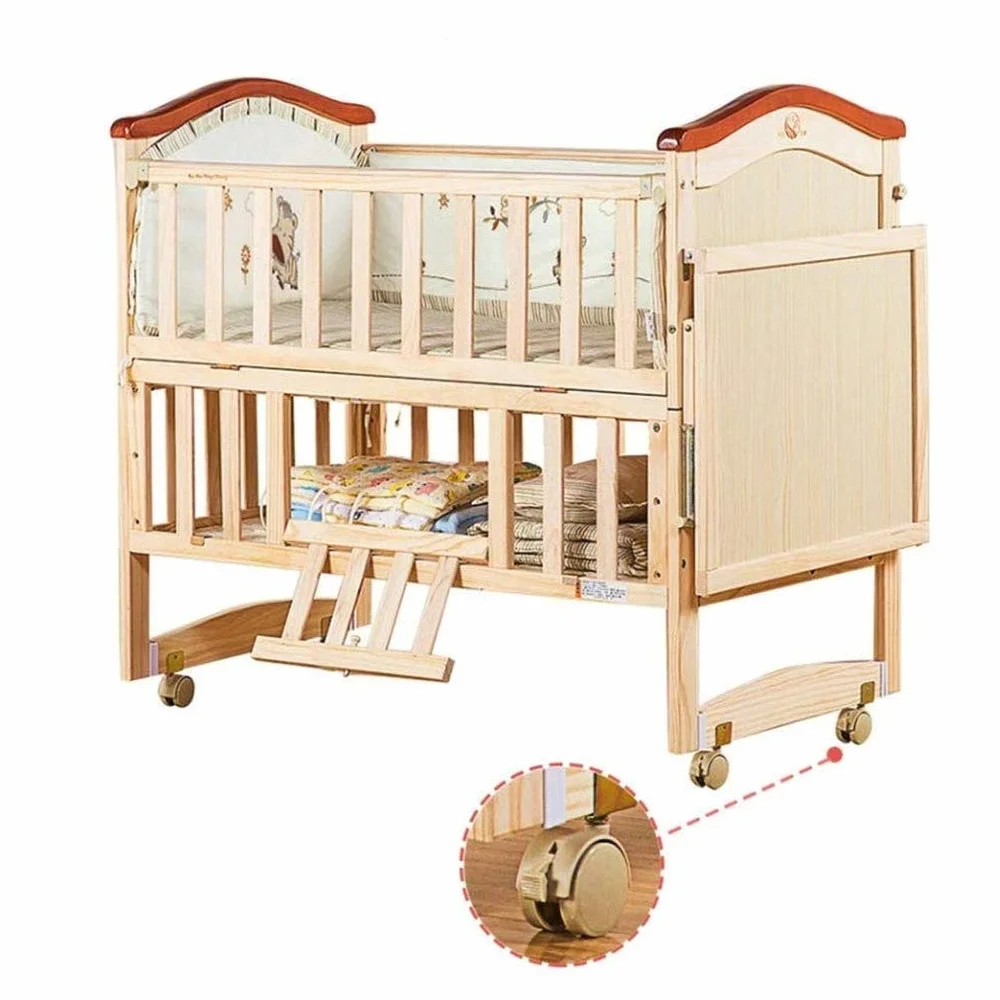 Roulettes de Meuble avec Roulettes Pivotantes en Forme de U Roues de Frein pour Berceaux Enfants Silencieuse (20mm)
