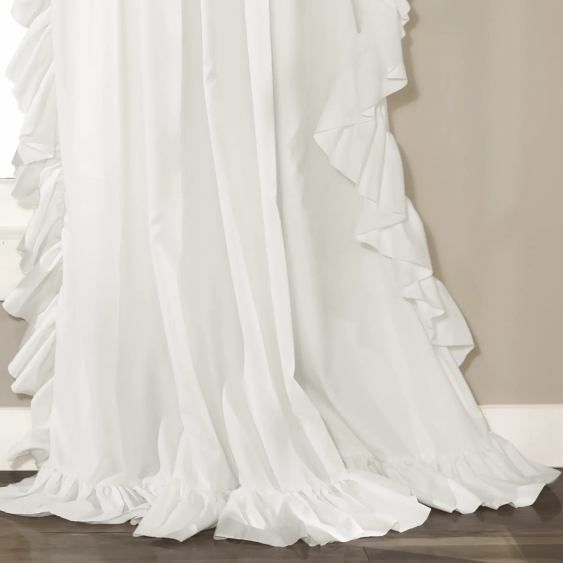 Lush Decor Reyna Rideaux de fenêtre Blanc 137 x 274 cm