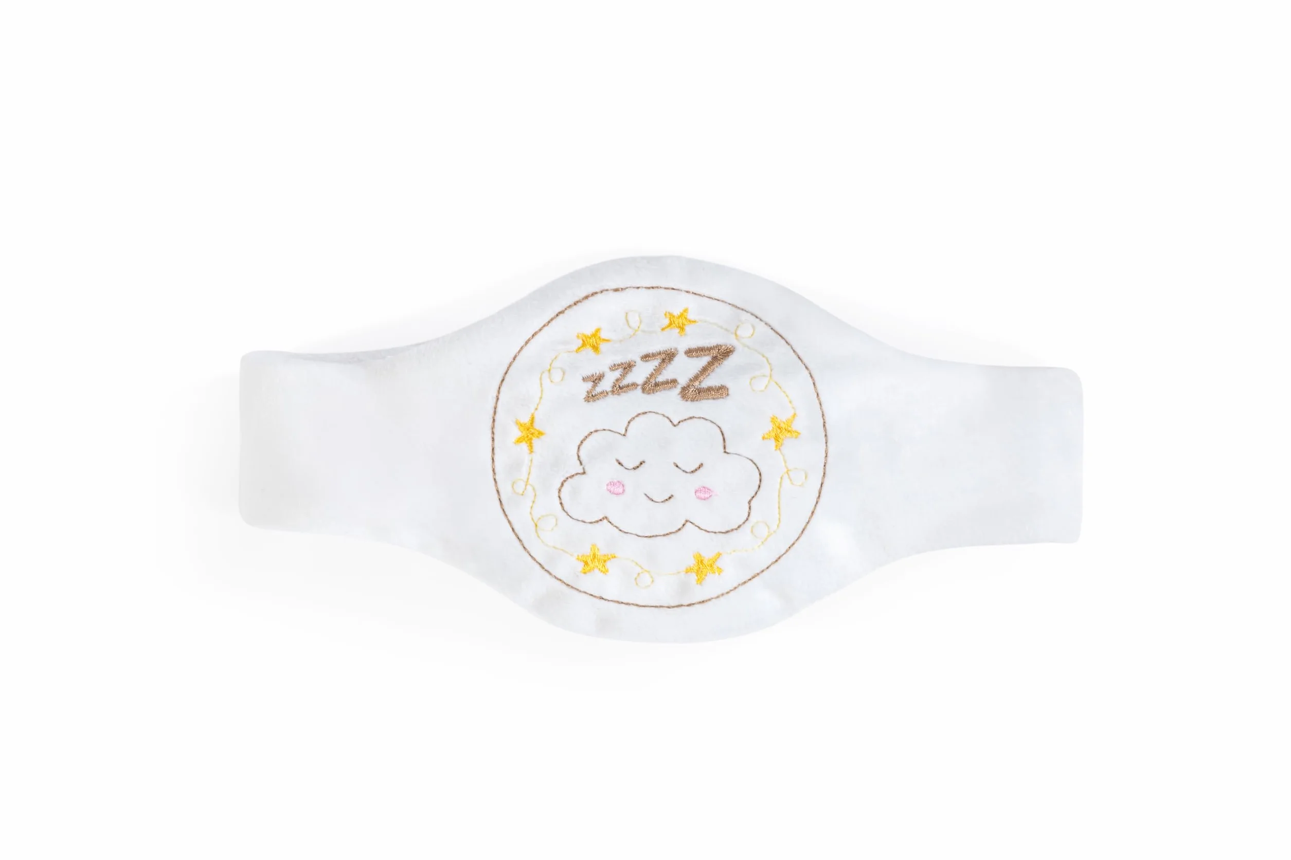 Babyjem Ceinture blanche en noyaux de cerises pour bébés 0-12 mois, ajustable, 100% coton