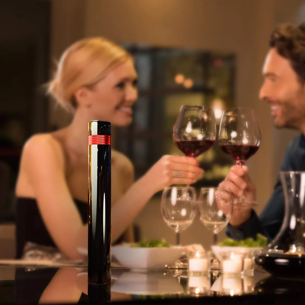 Quntis Tire-Bouchon à Pression d'air 7S, Décapsuleur à Vin Rouge, Pompe à Bouteille Portable