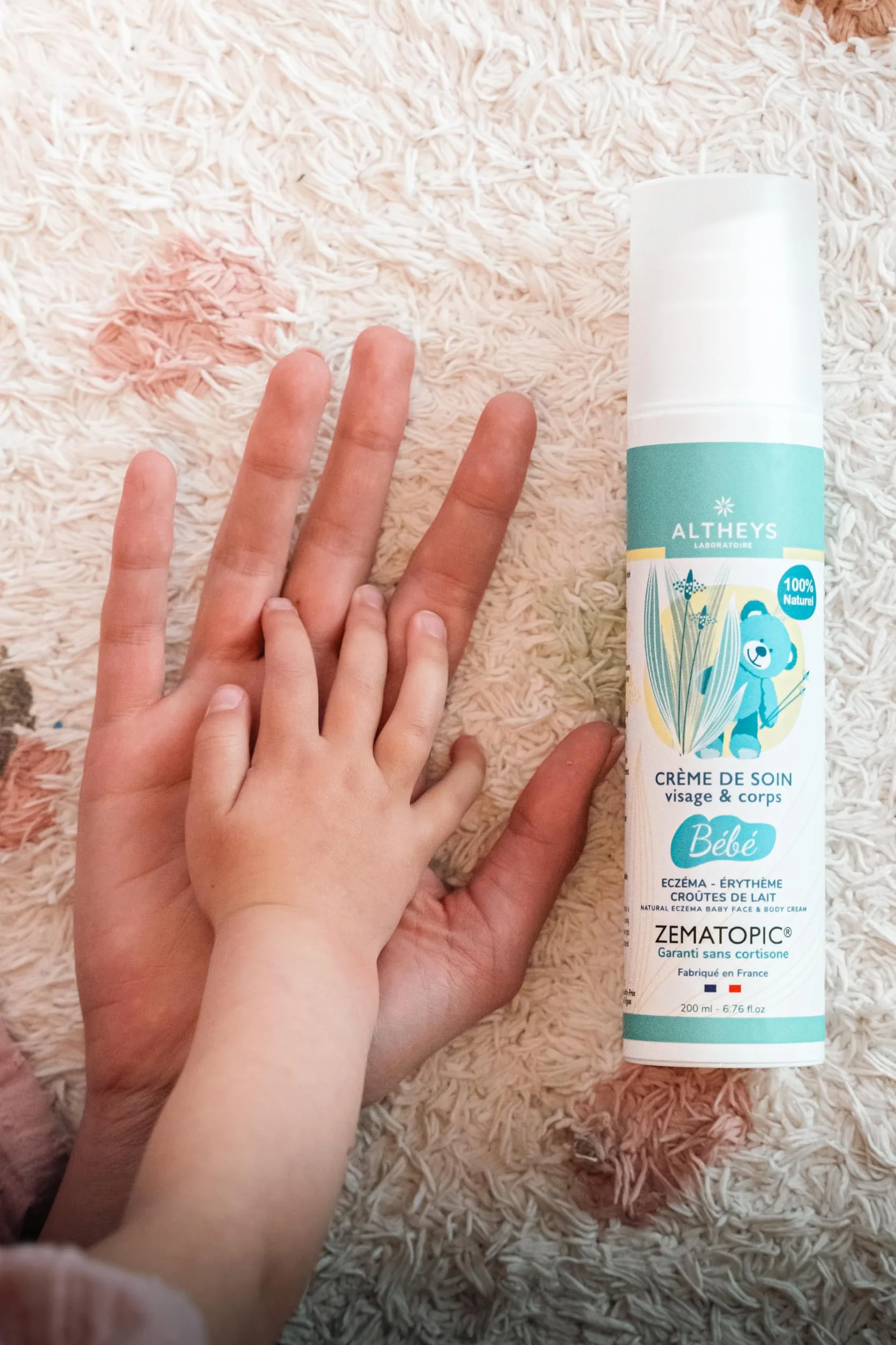 Zematopic Crème Bébé Eczéma 200ML Apaise Protège Répare Fesses Bébé Sans Parfum Sans Cortisone