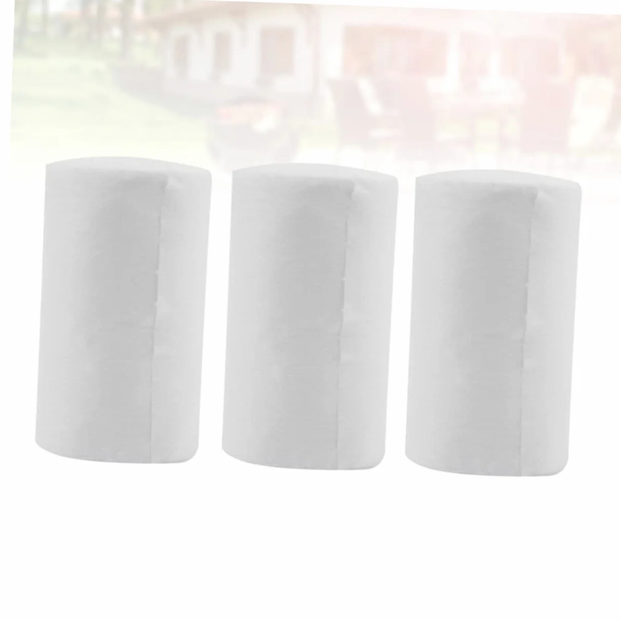 Toyvian Protège-Couches Jetables Biodégradables pour Bébé 3 Rouleaux 200 Feuilles Doublures Blanches en Tissu Non Tissé