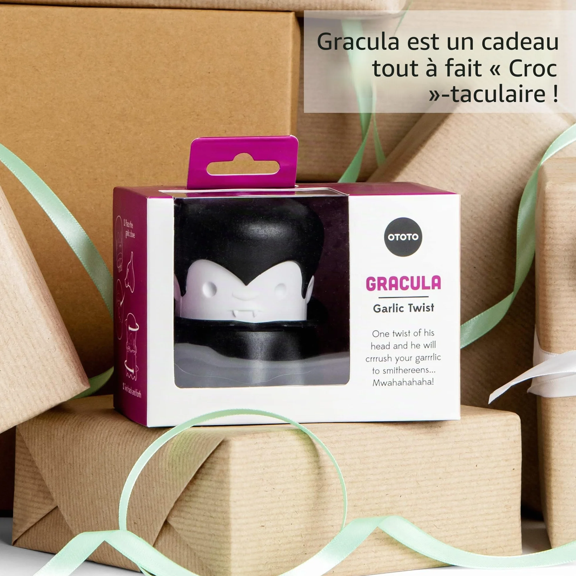 OTOTO Gracula presse ail éplucheur ail halloween gingembre noix piments herbes