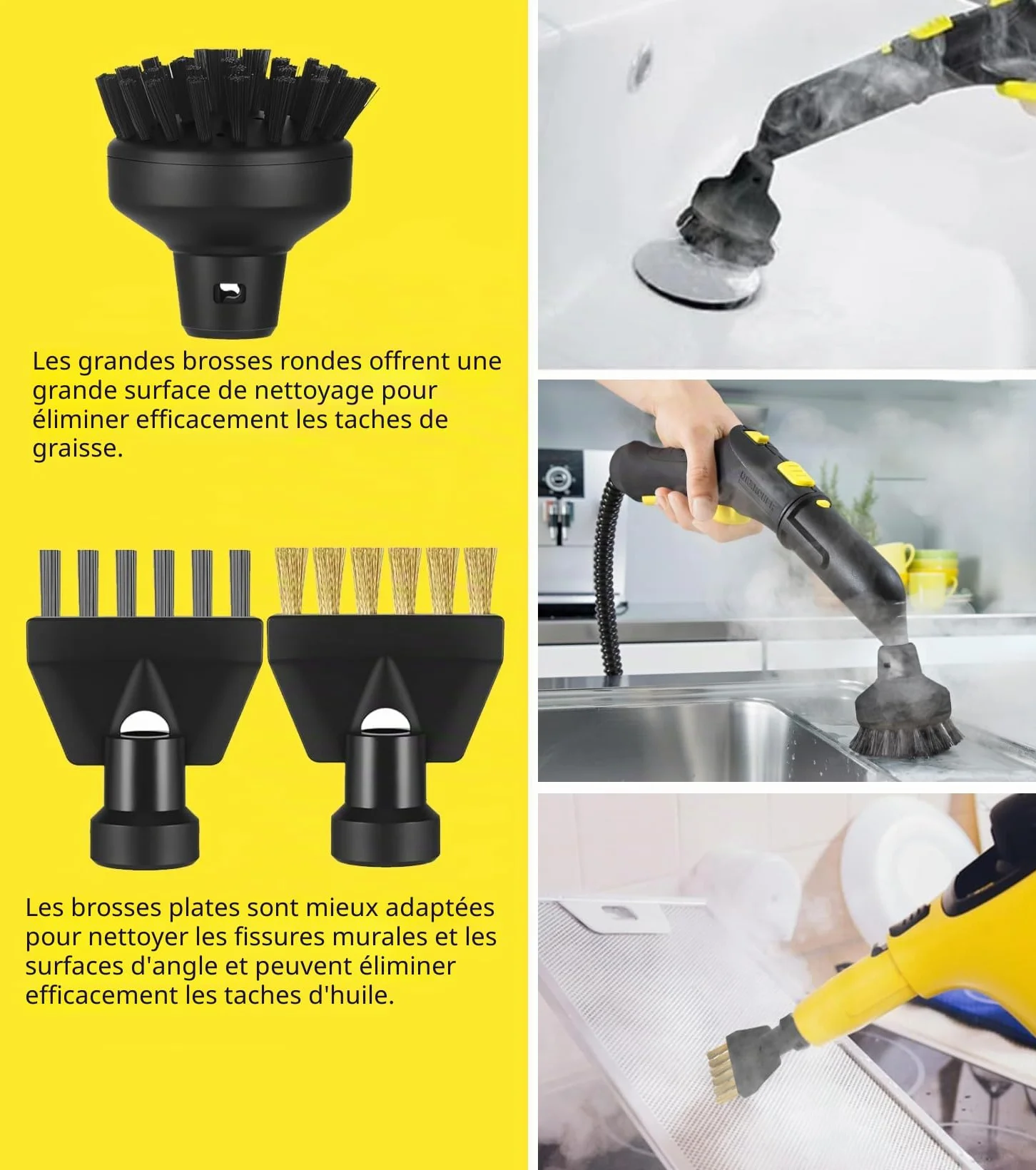 Karcher SC1 SC3 SC5 SC4 SC2 accessoires nettoyeur vapeur lot 14 pièces