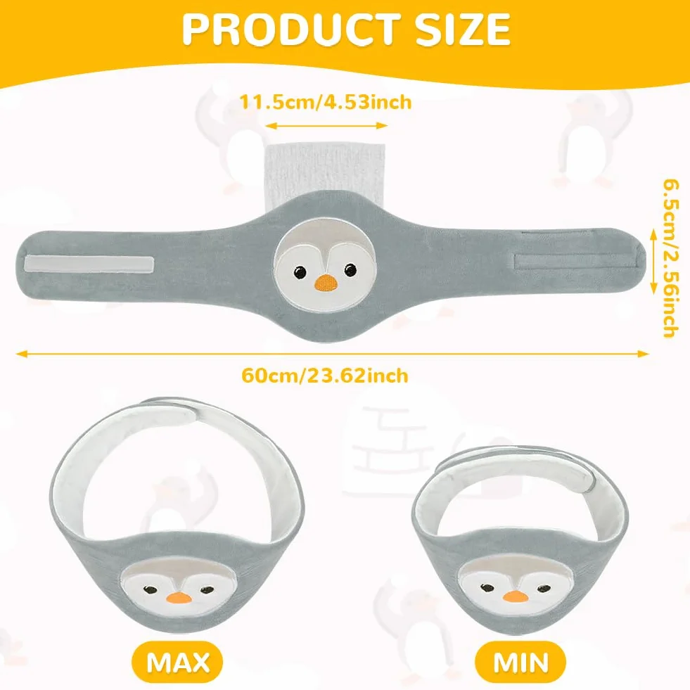Vicloon Bouillotte Bebe Anti Colique, Ceinture Chauffante Micro, Doublure en Natural Argile, Chaud & Froid, Lavable