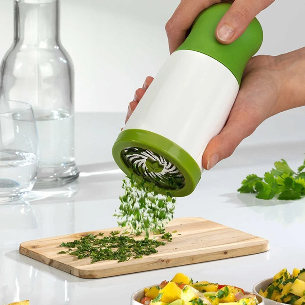 Moulin à herbes broyeur à épices persil hachoir légumes ail coriandre accessoires cuisine