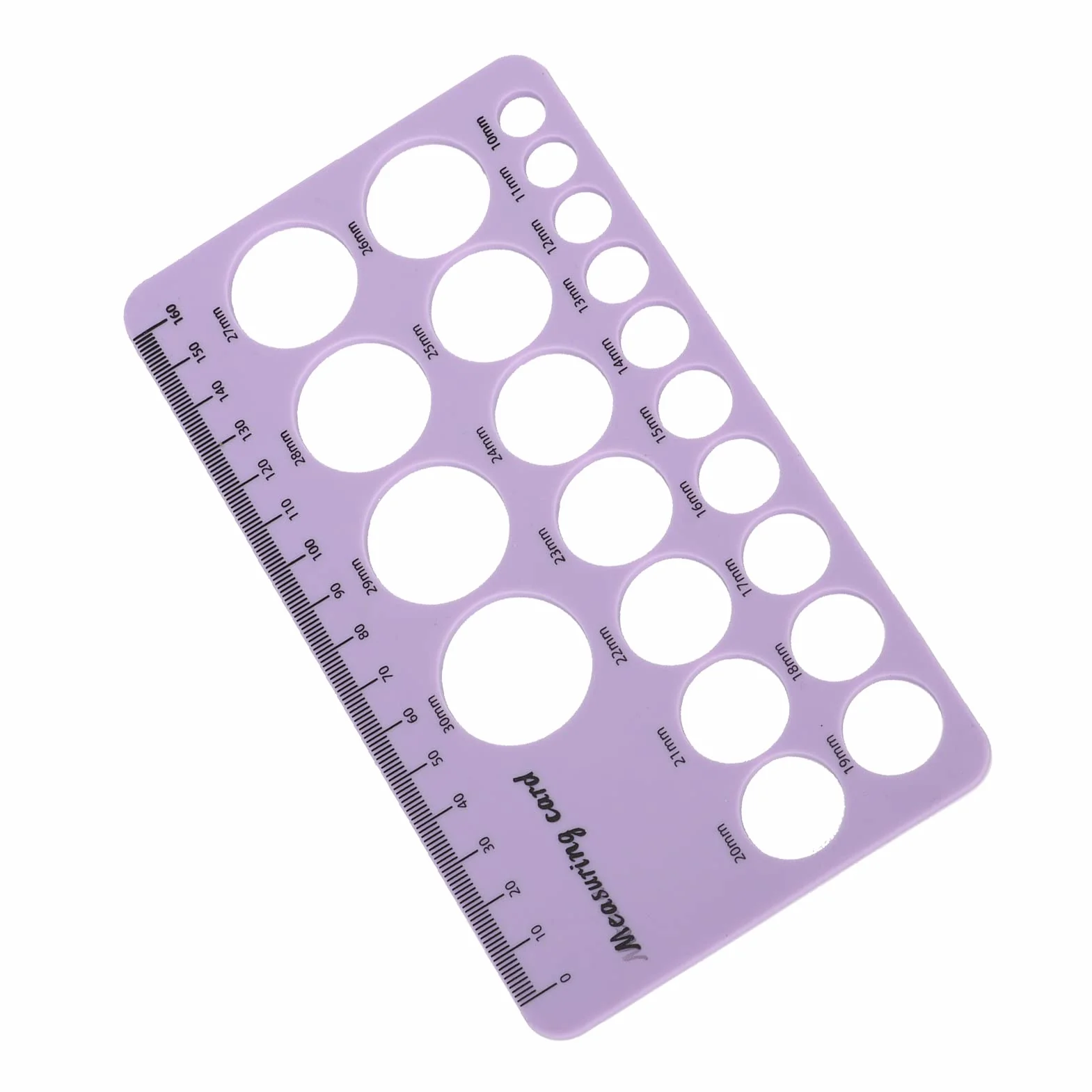 Outil de Mesure de Bride de Mamelon en Silicone 1,5 M Ruban Souple pour Pompe à Lait (Violet)