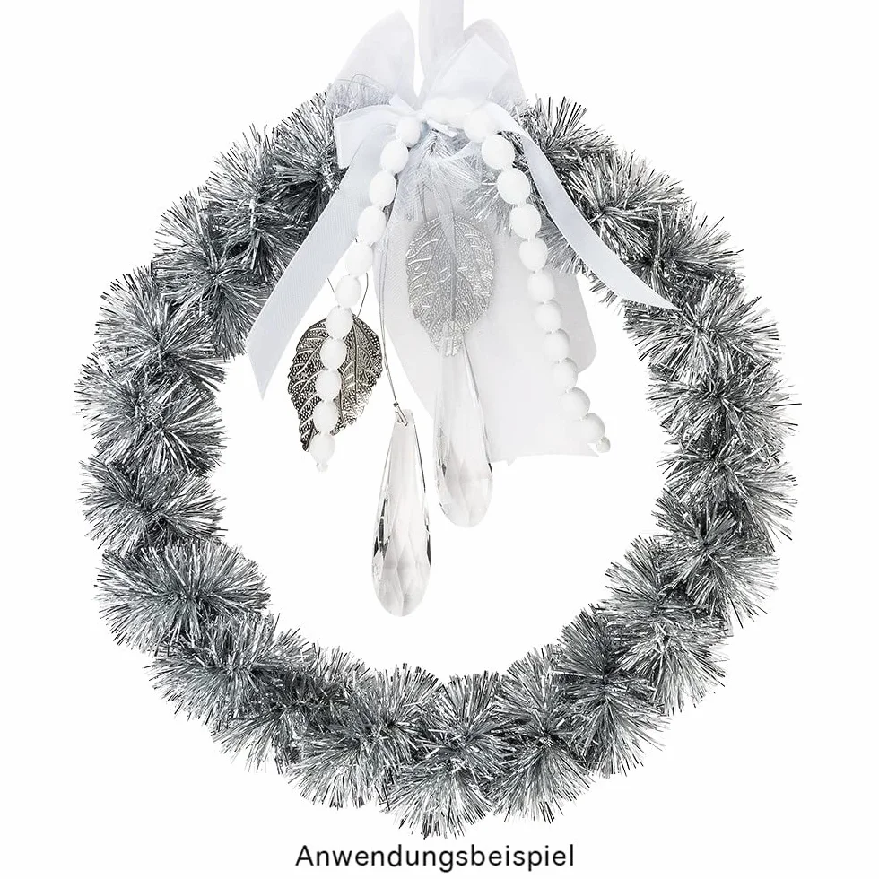 Lot de 3 anneaux en métal pour bricolage 3 mm épaisseur 20 cm blanc attrape-rêves macramé