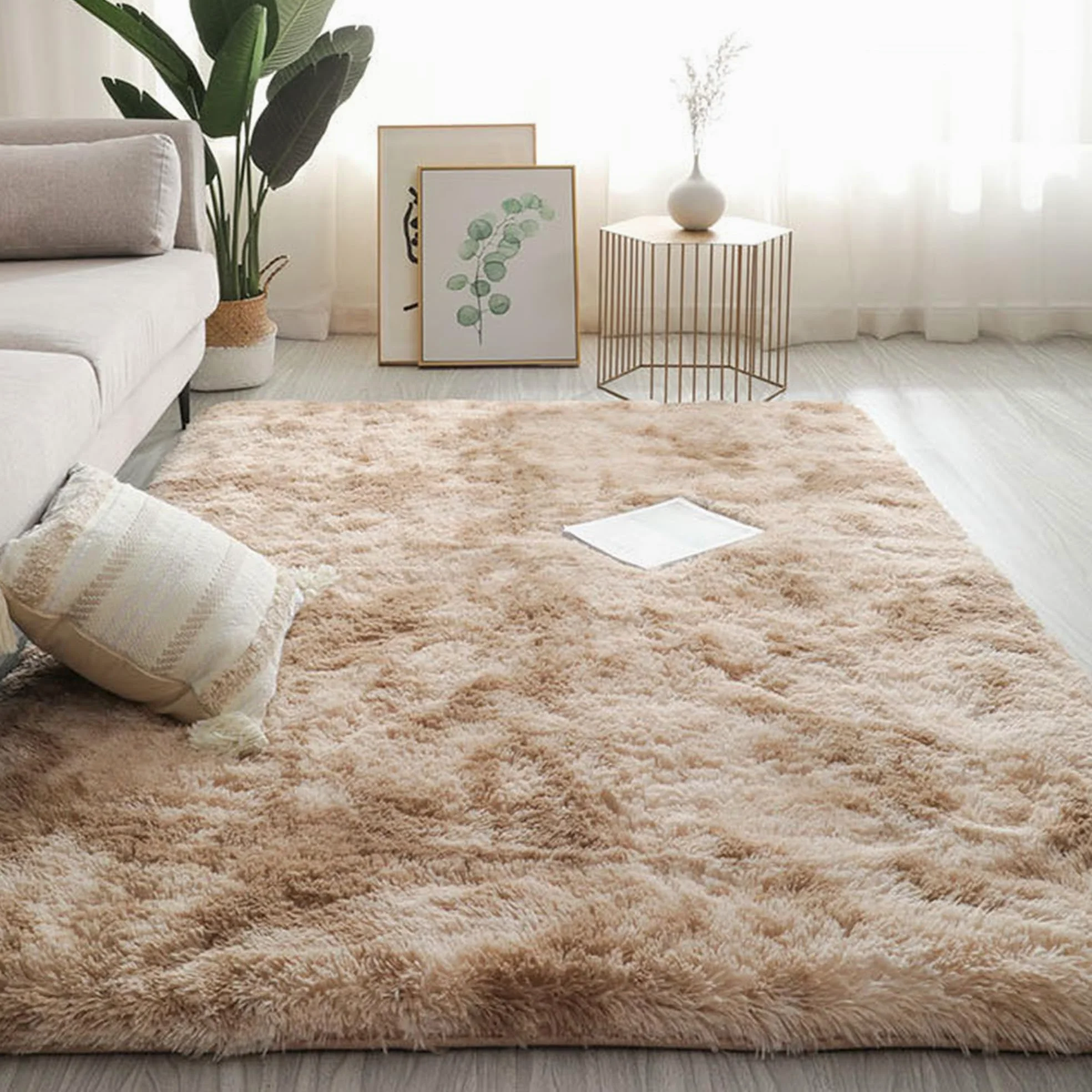 Tapis de salon, grande taille et doux pour chambre à coucher avec revers antidérapant durable, tapis de sol pour chambre d'enfant, de bébé, cuisine, salon, chambre à coucher, 200 x 250 cm