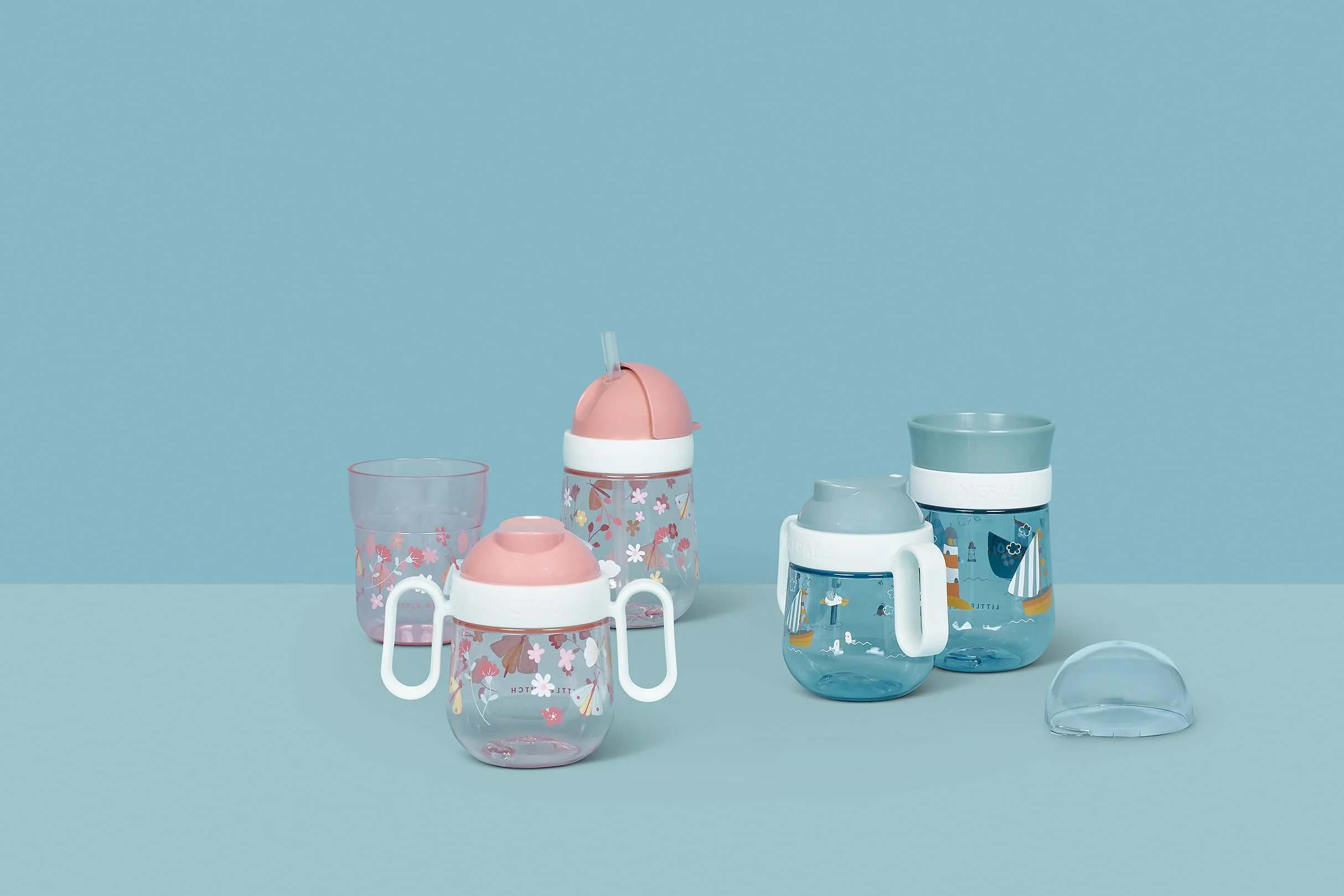 Mepal Mio 2.0 Gobelet d'apprentissage anti-fuites 200 ml Little Dutch