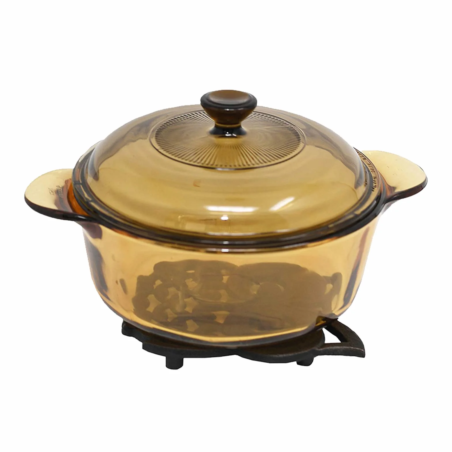 Dessous de plat en fonte Chouette 15x18,5 cm pieds caoutchouc vintage rustique