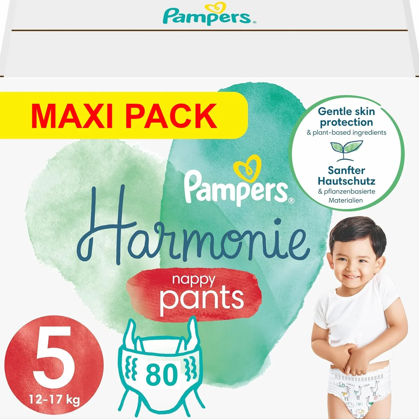 Pampers Pants Harmonie Taille 5 80 Couches (12-17 kg)