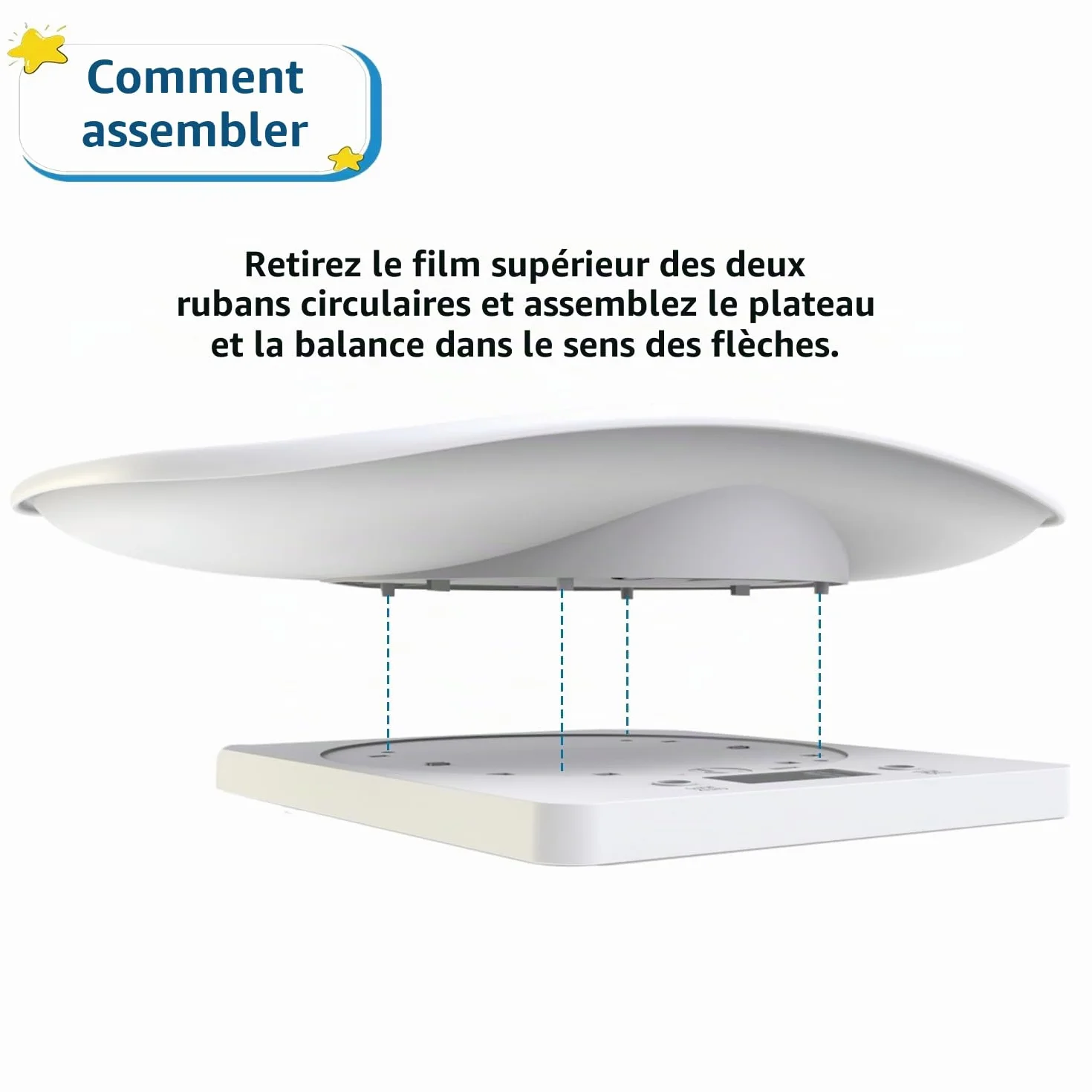 Nizirioo Balance numérique pour animaux de compagnie 15 kg précision ± 1 gramme Bol amovible