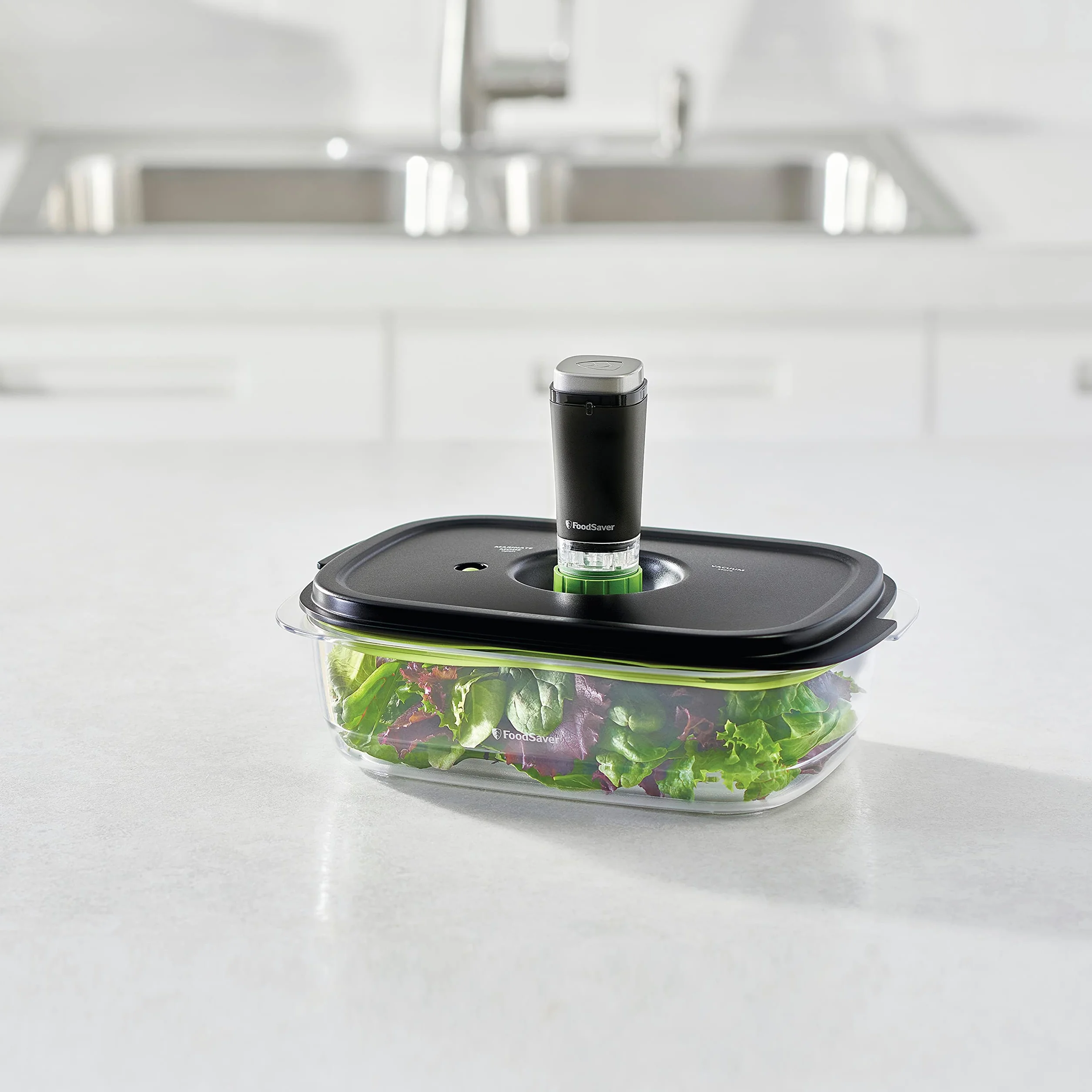 FoodSaver Appareil de mise sous vide portatif sans fil VS1199X avec station de chargement et récipient
