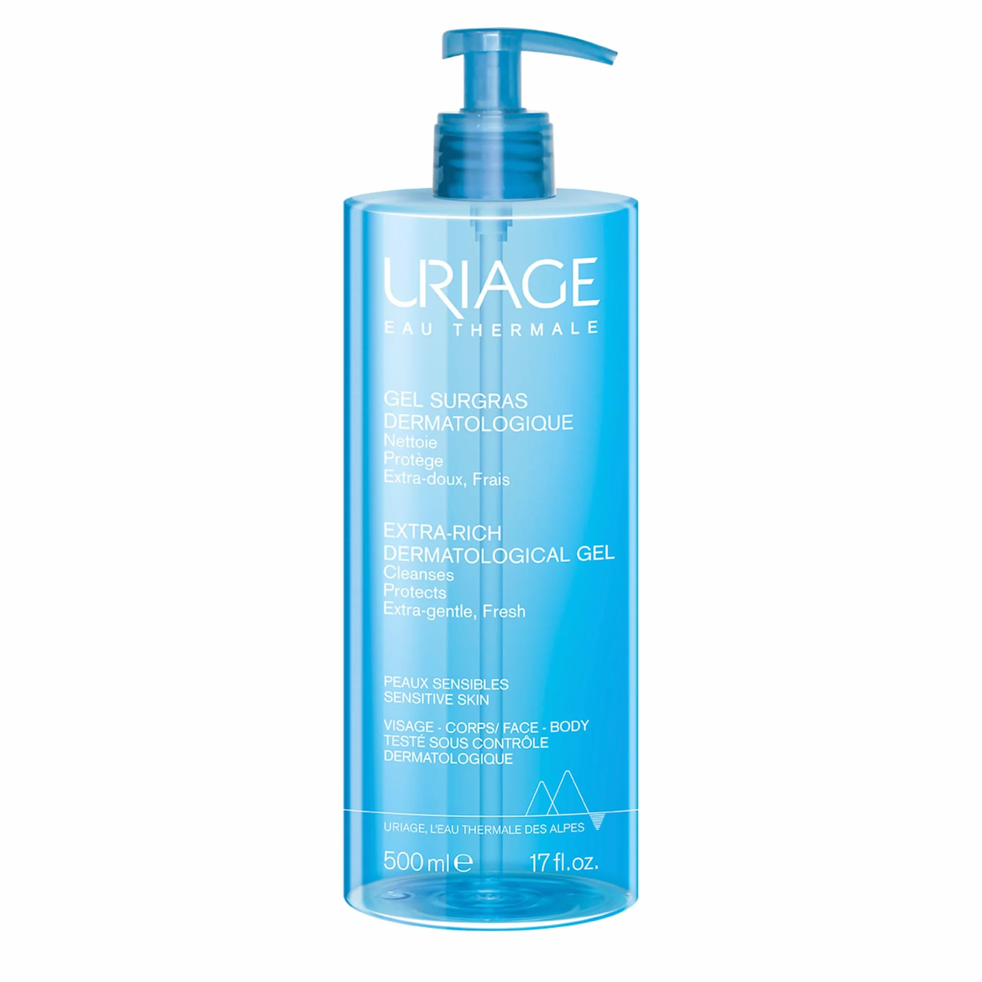 Uriage Gel Surgras Nettoyant Extra-Riche Peaux Sensibles 500ml