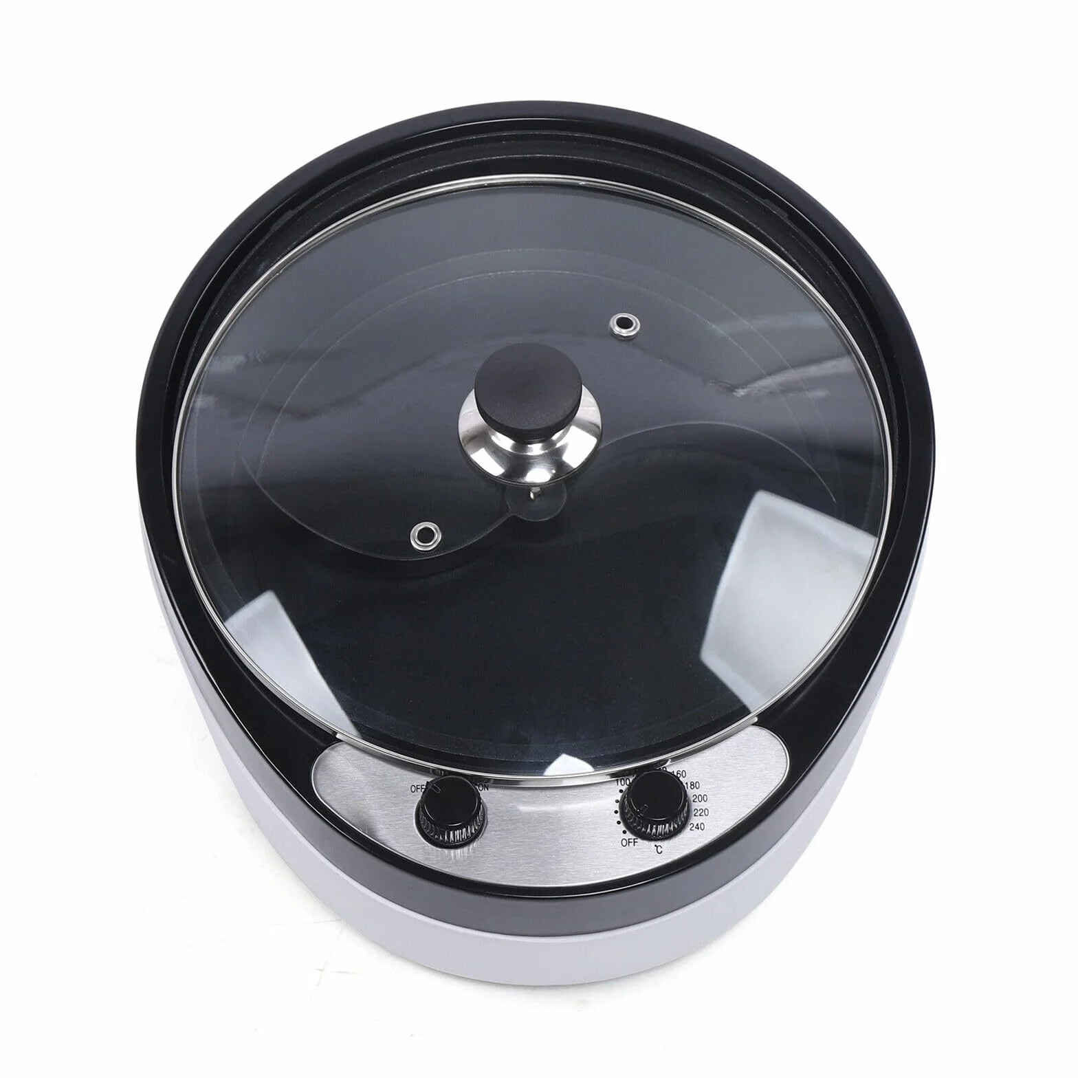 Baker Torréfacteur à café électrique 800 g 1200 W 0-240 °C anti-adhésif