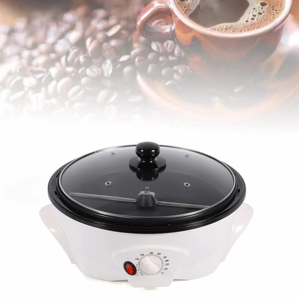 CCGOT Machine à torréfaction à café électrique 1200 W pour grains café riz popcorn