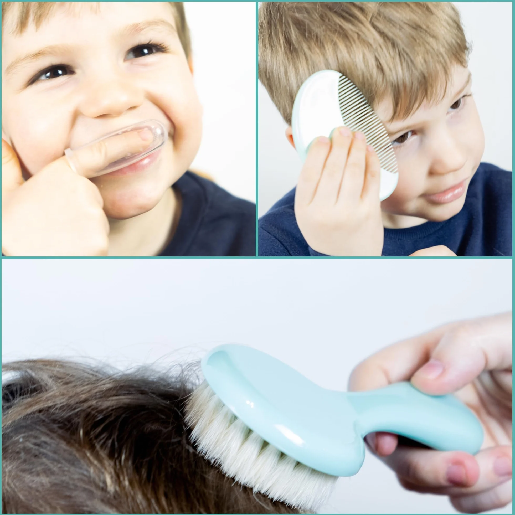Set de soins pour bébé nouveau-né kit hygiène complet avec coupe-ongles ciseaux thermomètre brosse peigne
