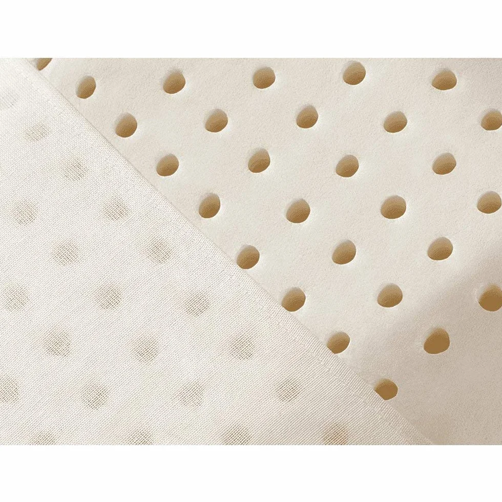 Oreiller Latex Naturel BÉBÉ 30x40 cm Antiallergique Hypoallergénique Housse Amovible Coton