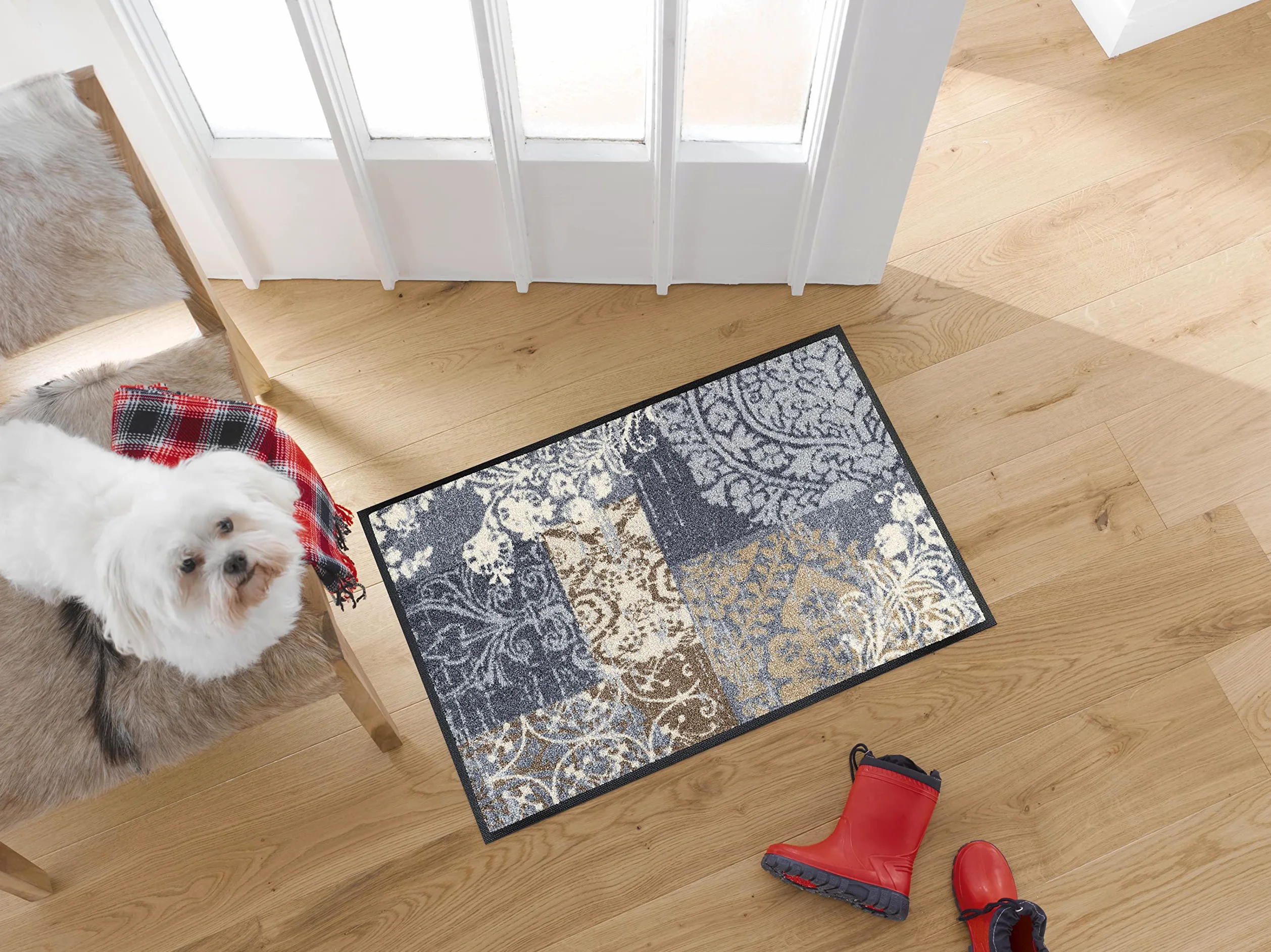 Wash + Dry - Tapis Armonia Grey 50x75, Gris