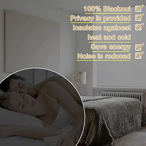 Store enrouleur occultant pour chambre à coucher, salle de bain ou fenêtre de chambre d'enfant, qualité supérieure, design polyvalent