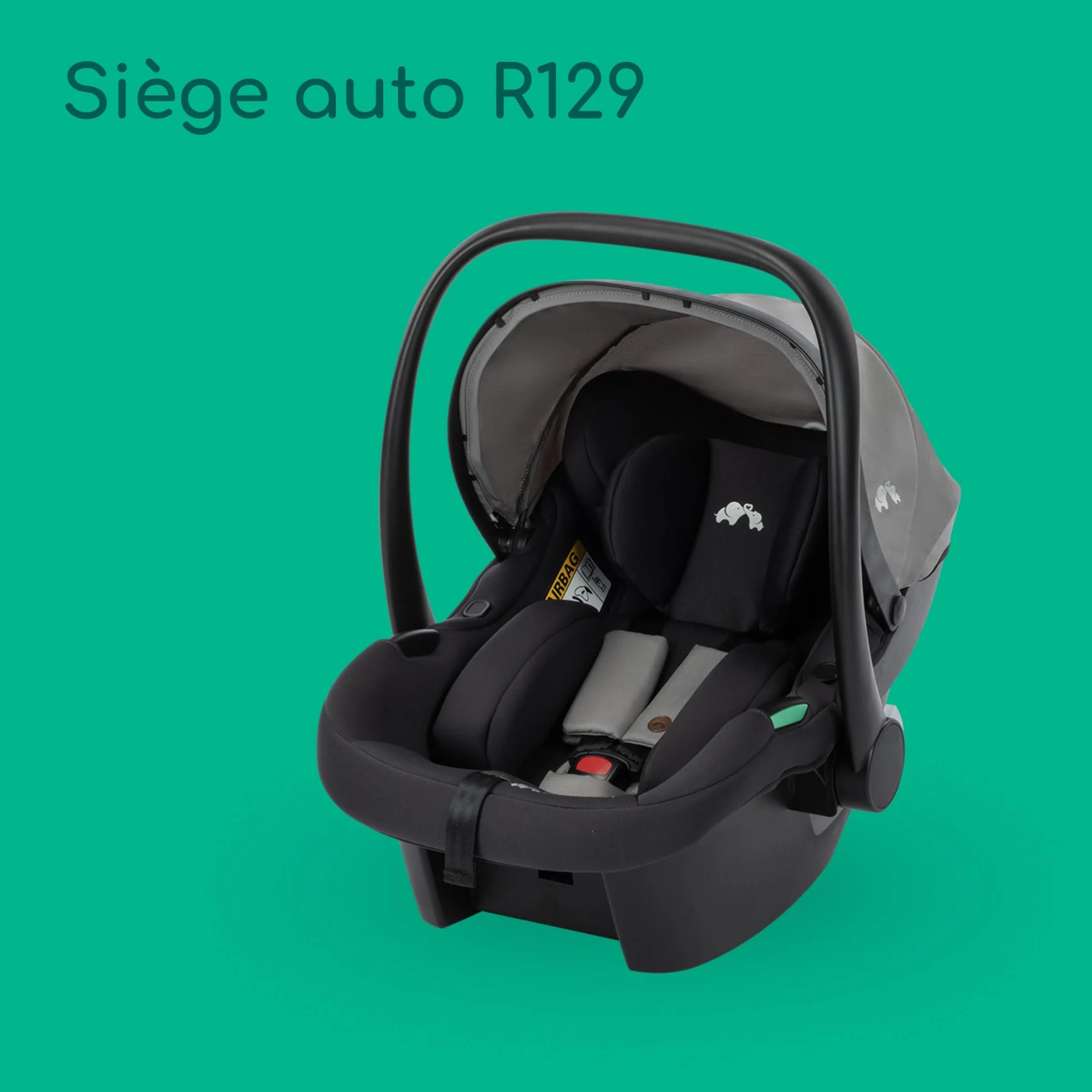 Bebeconfort Haze Trio Lux Poussette 3-en-1 i-Size 0-4 ans 22 kg Pliage Compact Tinted Grey