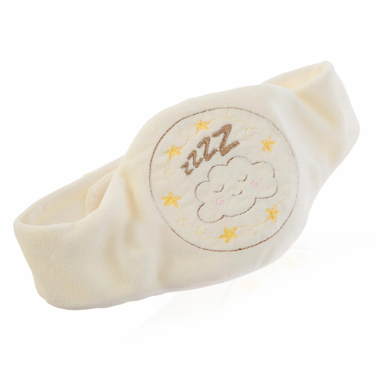 Babyjem Ceinture blanche en noyaux de cerises pour bébés 0-12 mois, ajustable, 100% coton