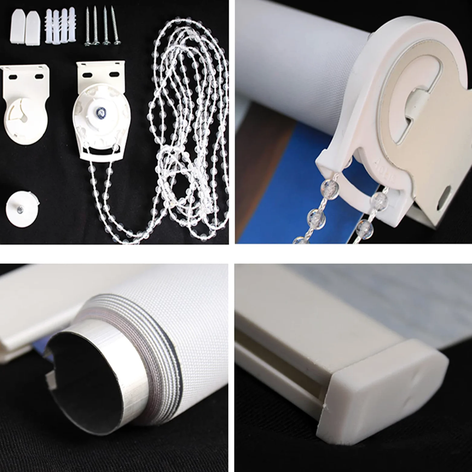 Store enrouleur occultant, isolation thermique, facile à installer, idéal pour salle de bain, salon, cuisine et bureau
