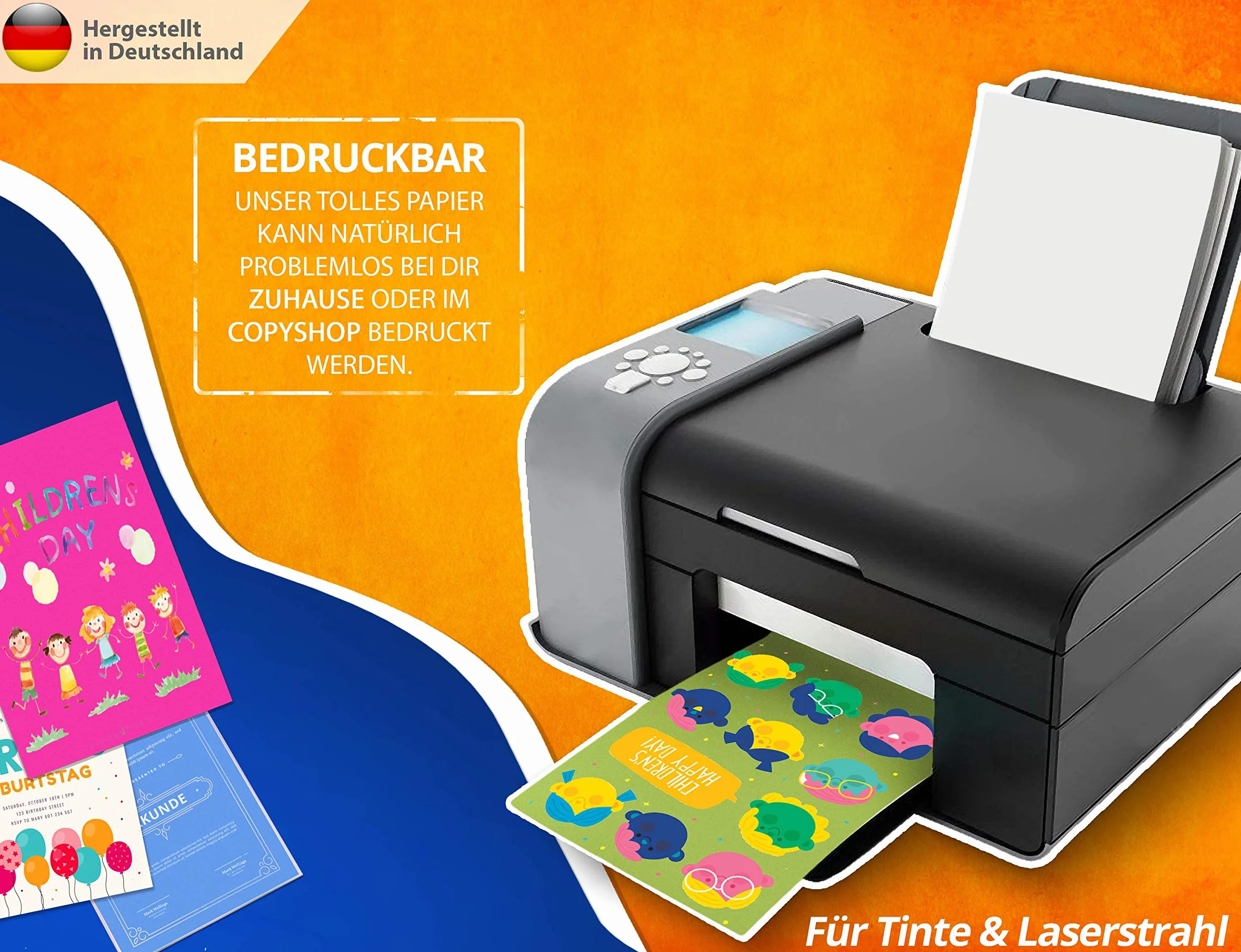 Cartone artigianale 300g/m² 50 feuilles carta premium bianco puro DIN A4 21x29,7 cm