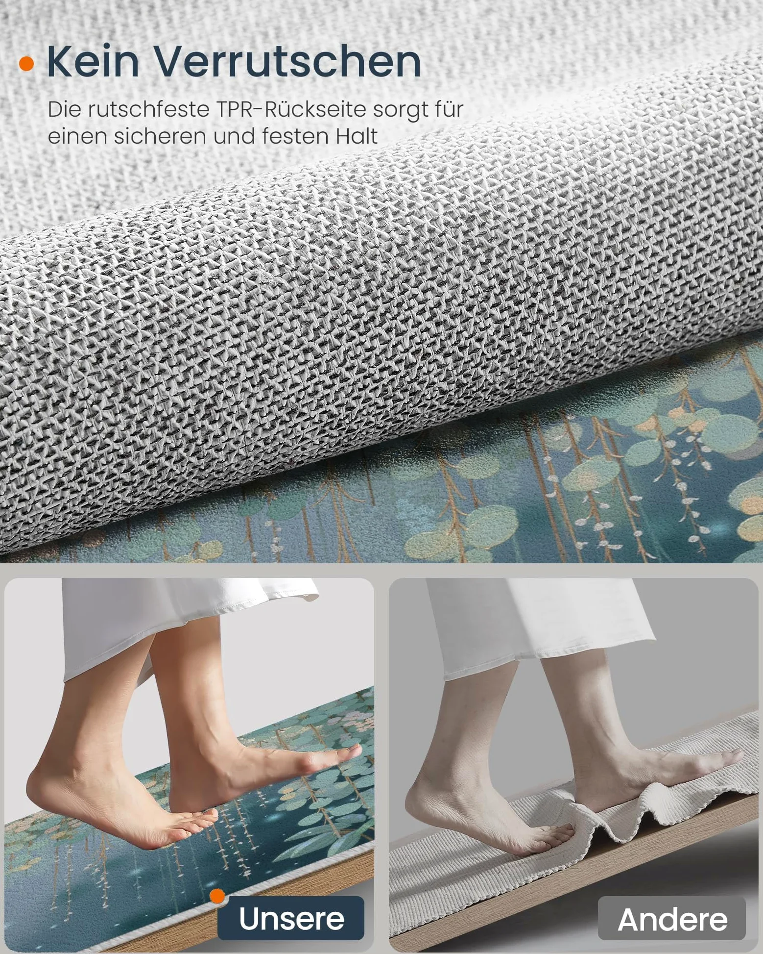 Tapis Rond Feuilles D'Eucalyptus Aquarelle 100 Cm, Lavable En Machine Pour Salon, Ne Perd Pas Ses Poils, Antidérapant | Tapis Esthétique Végétale Pour Chambre À Coucher Chambre D'Enfant, Vert Foncé