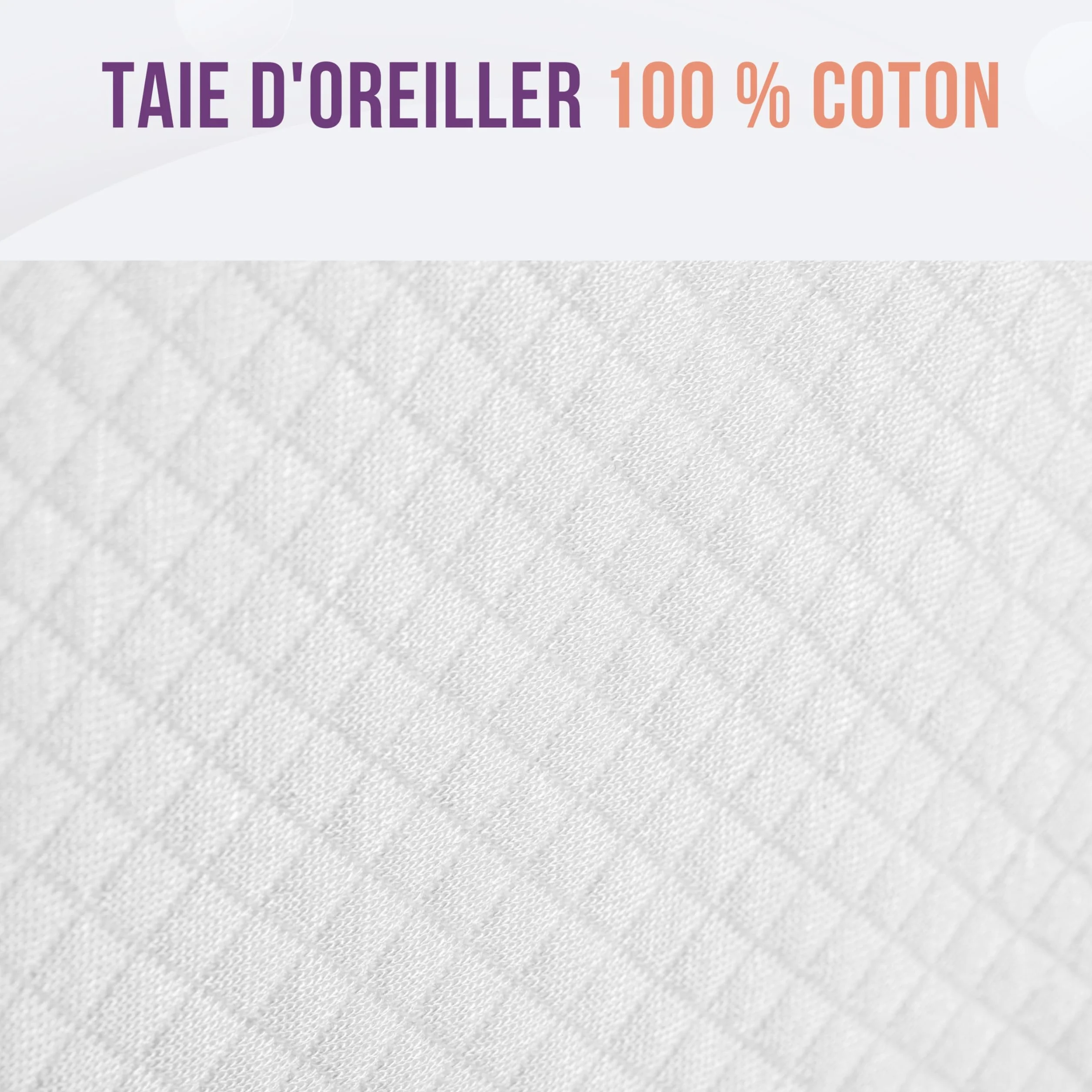 GOYSILA Lot de 2 Oreillers Bébé à Mémoire de Forme 30x20 cm Coussin Enfant Respirant Oeko Tex Coton Hypoallergénique Compatible Chicco Next2Me