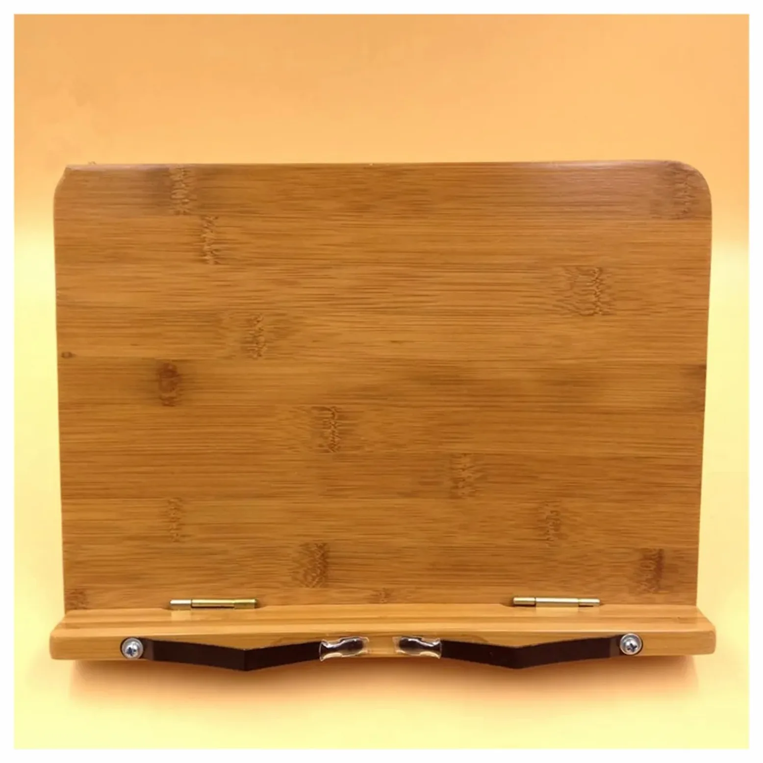 Support De Livre De Cuisine En Bois Support réglable for livres de cuisine | Grain de bois robuste et stable pliable for support de lecture de partitions