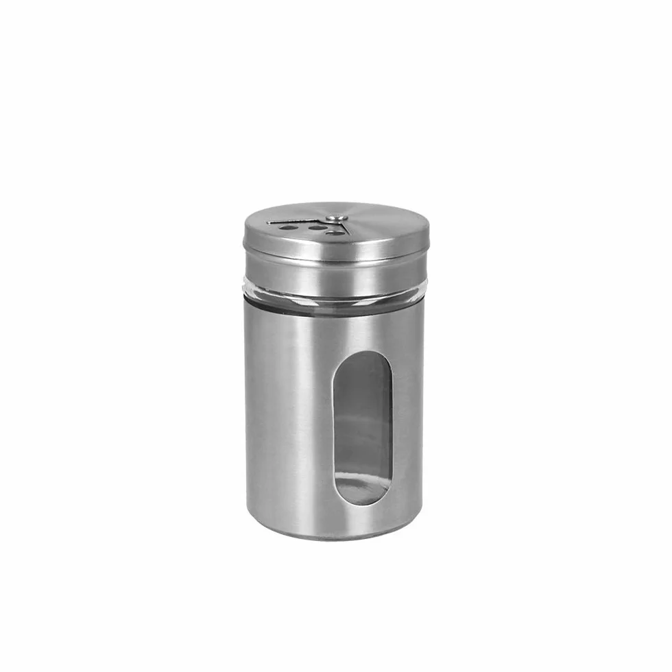 Metaltex Salière et poivrière en acier inoxydable 100 ml
