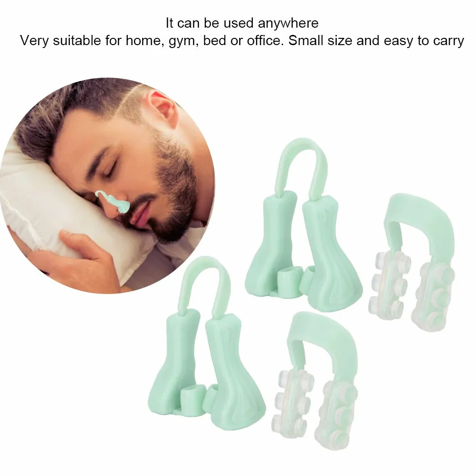 Clip De Nez En Silicone Portable Pont De Nez Vert Redressant Shaper Pour Hommes Et Femmes