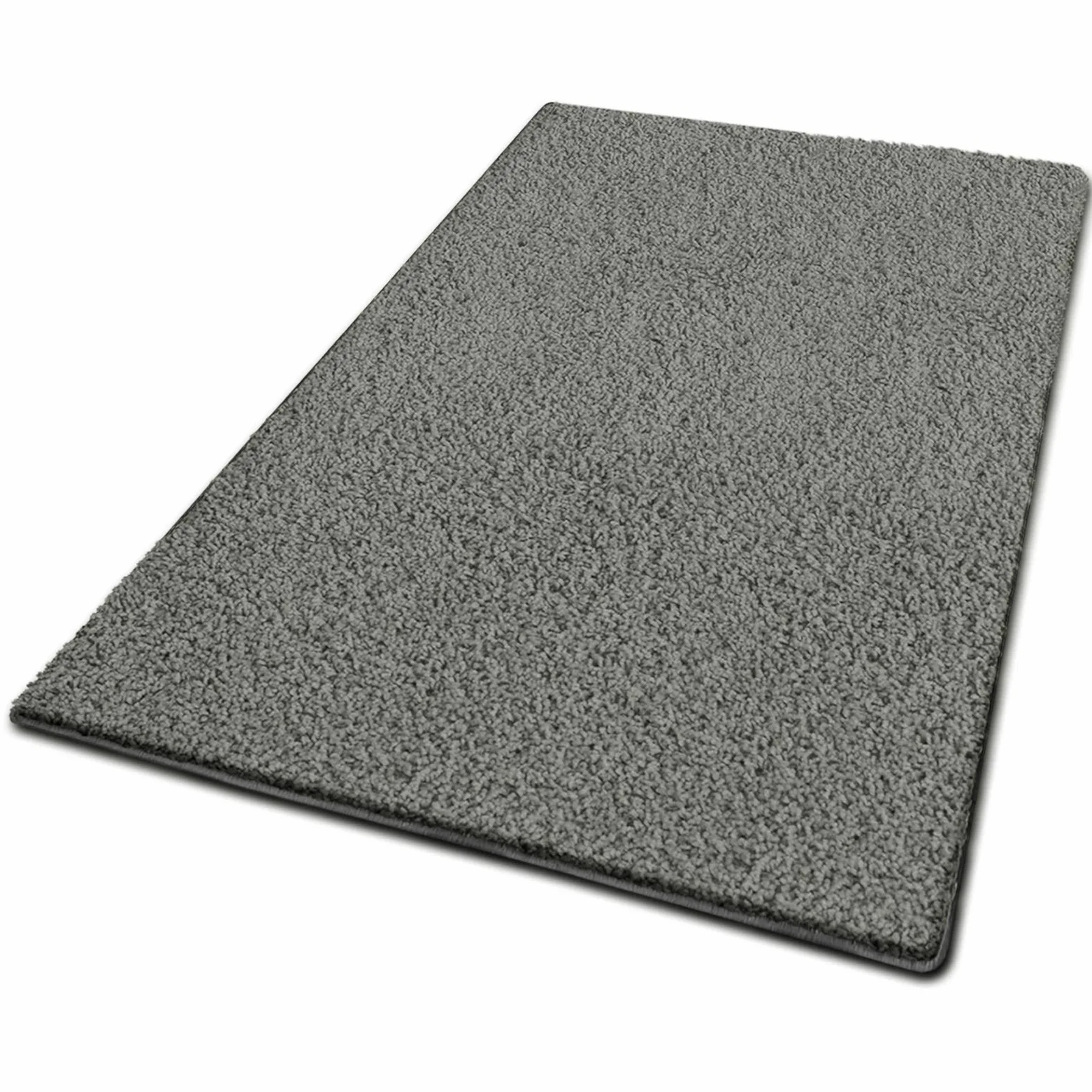 Casa Pura - Tapis Shaggy à Poil Long - Doux et épais - Qualité Allemande - Grand pour Salon, Couloir et Chambre - Barcelona, 200x300 cm, Gris