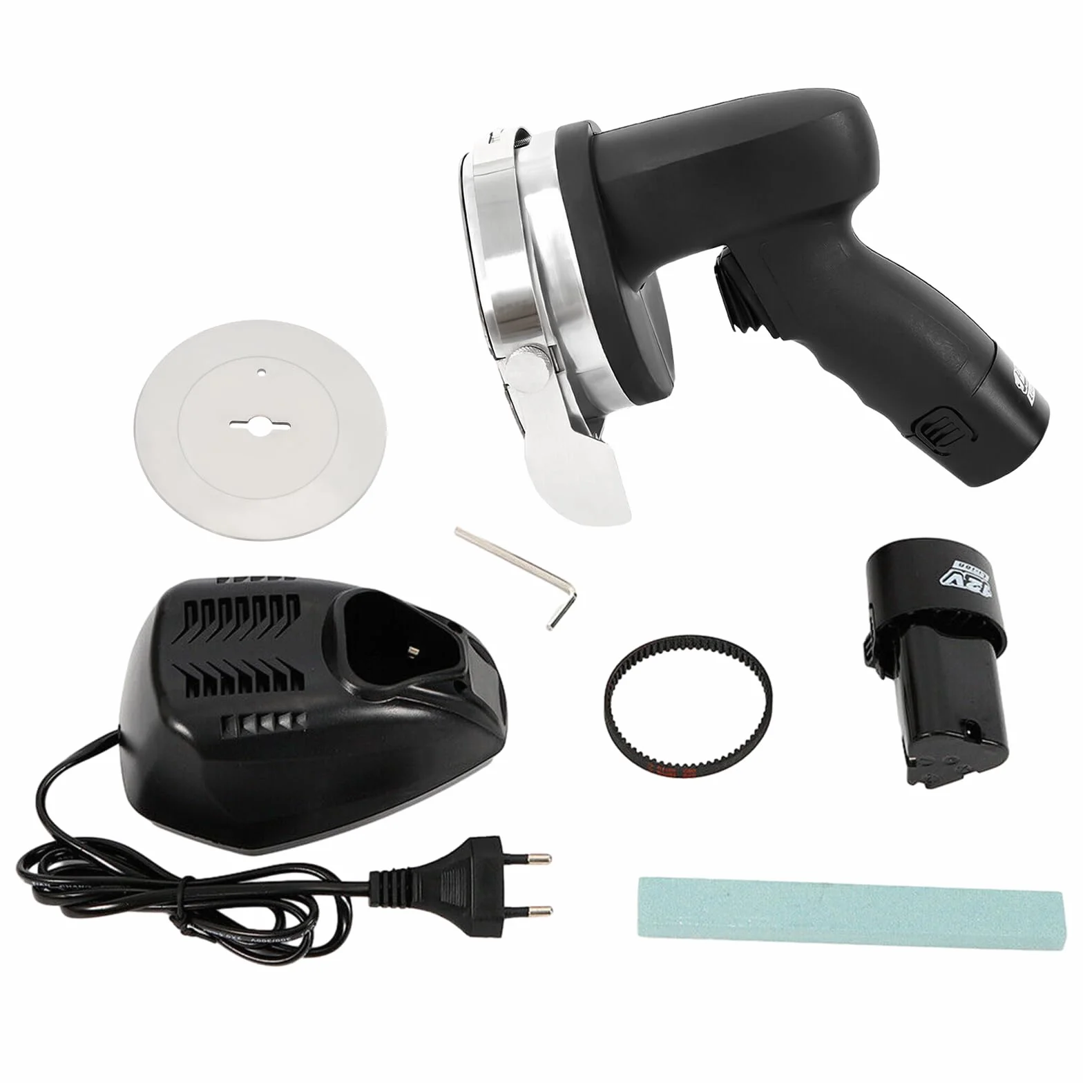 Couteau à Kebab Électrique 80 W Gyroscopique Sans Fil 0-8 mm