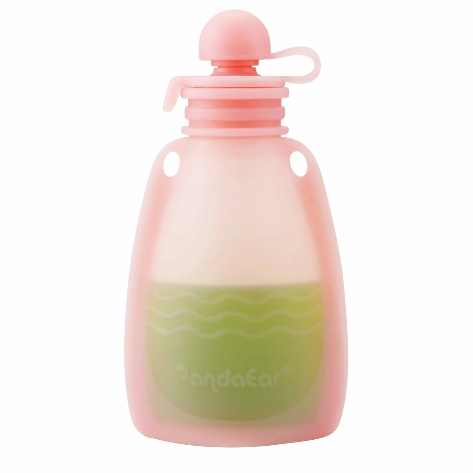 PandaEar Pochettes de Nourriture pour Bébé en Silicone Réutilisables, Lot de 7, 160 ml, sans BPA