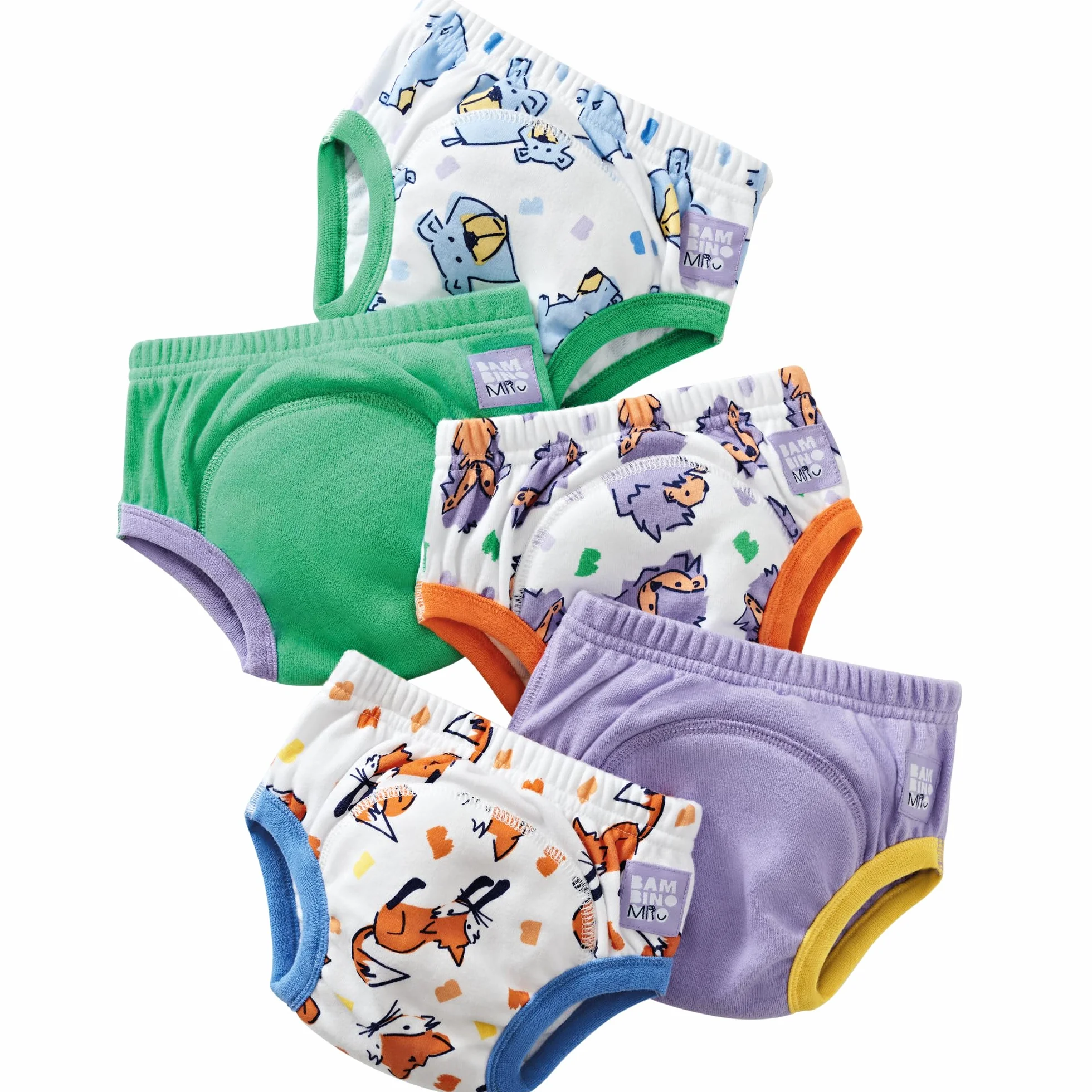 Bambino Mio Culotte d'apprentissage Lavable unisexe lot de 5 2-3 ans