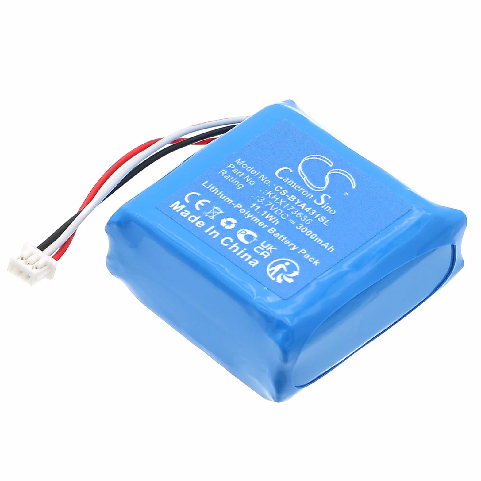 TECHTEK Batterie 3000mAh Compatible Babymoov A014429 A014431 A014433 Babyphone Yoo Go+ HD Yoo Roll