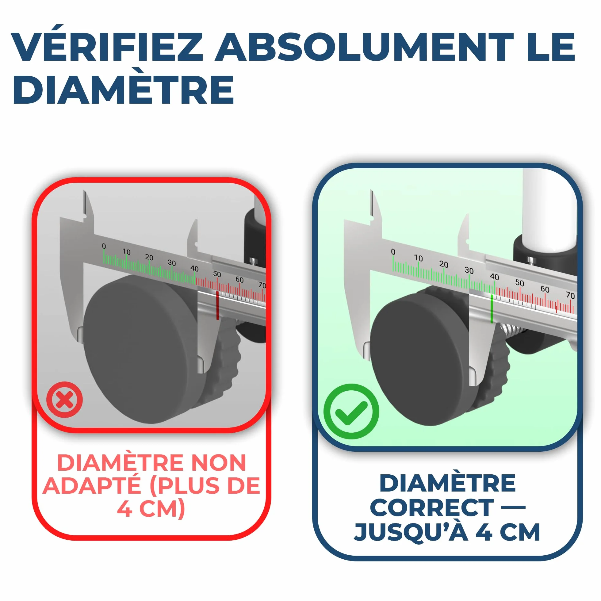 Hoffenbach 4X Patins de Protection Murale Grille Barrière Sécurité Escalier Porte sans Perçage Fixation Pression Bébé Enfants